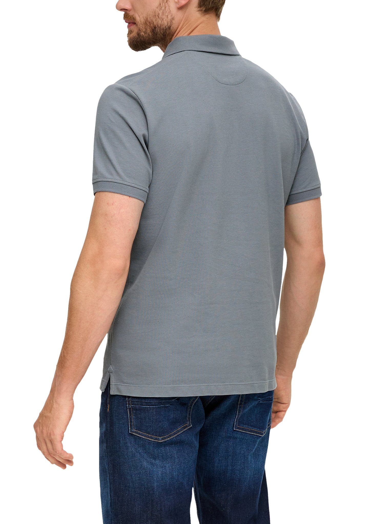 s.Oliver Poloshirt met geborduurd logo