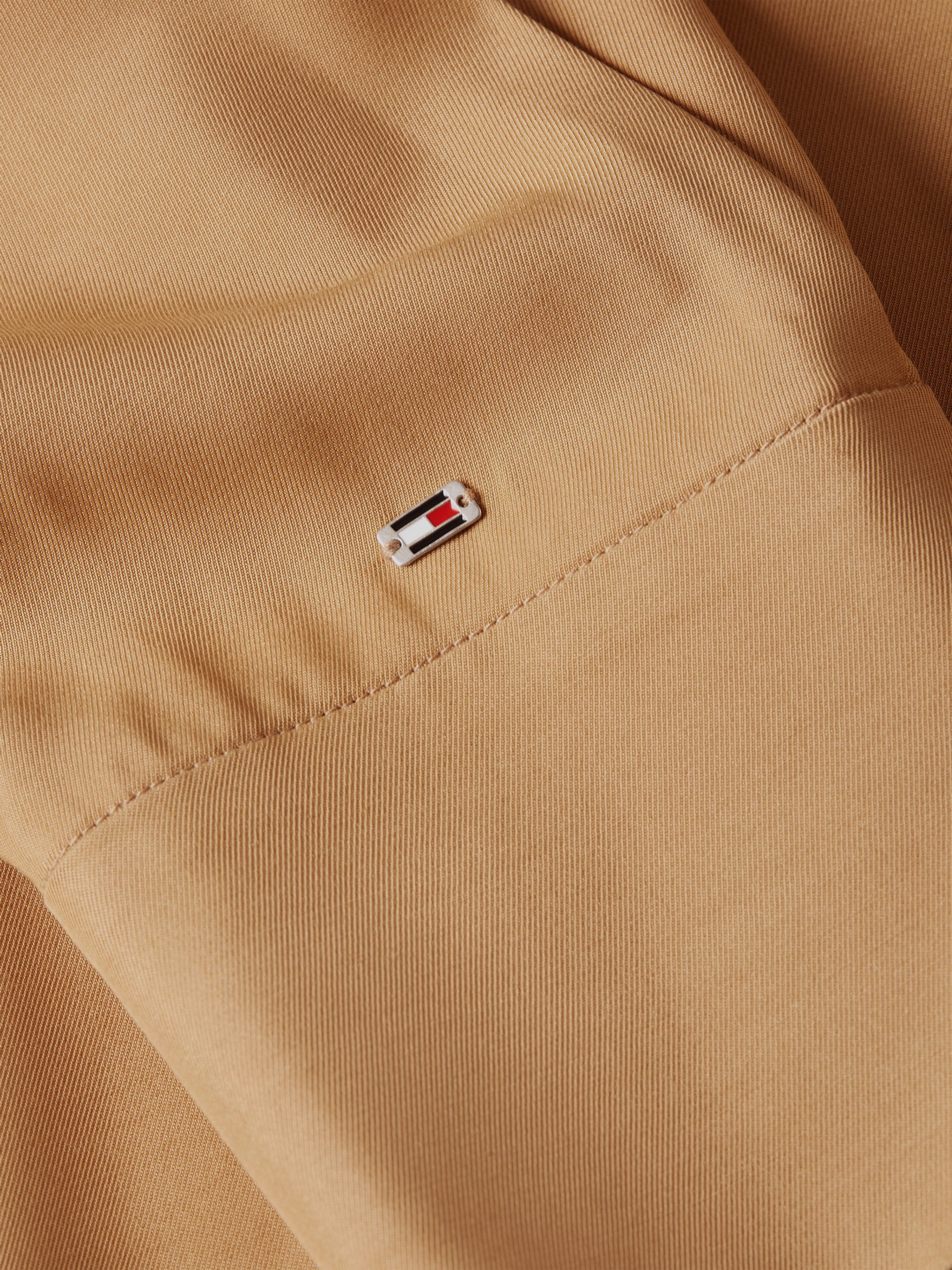 Tommy Hilfiger Jurk met overhemdkraag FLUID VISCOSE SHIRT DRESS vloeiende viscose kwaliteit