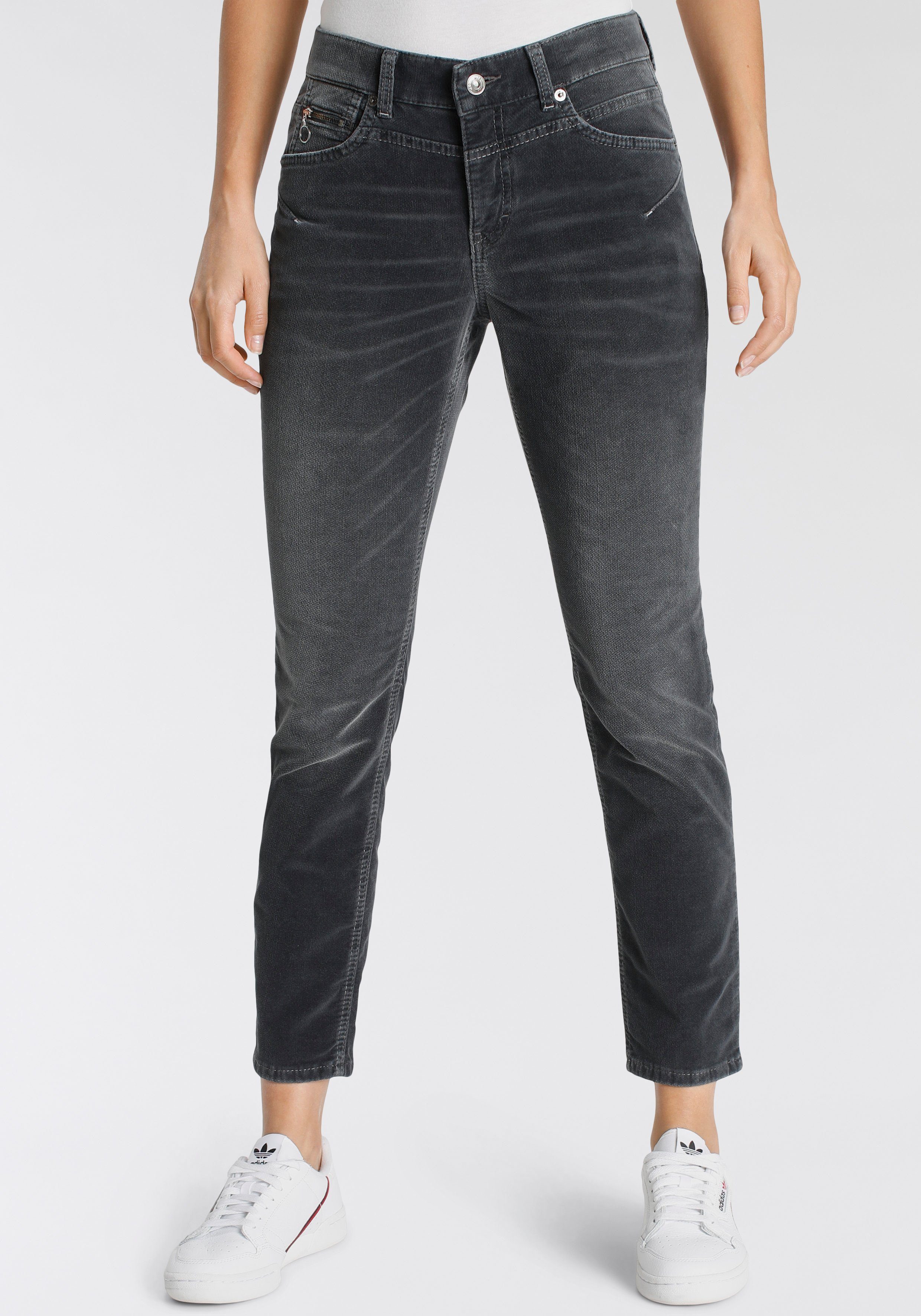 MAC Slim fit jeans Rich Slim dames slim fit jeans maat 42 grijs