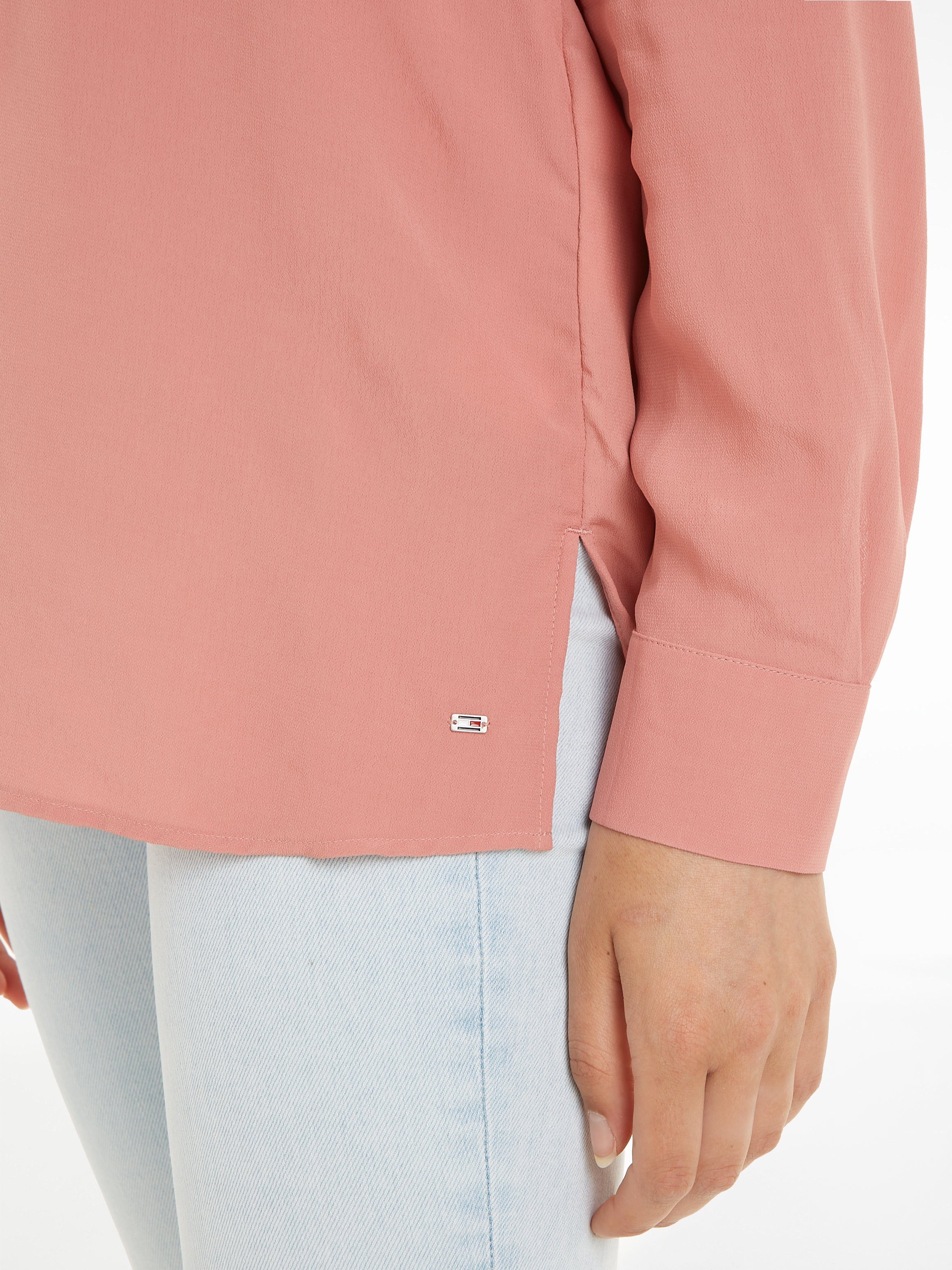 Tommy Hilfiger Overhemdblouse FLUID VIS CREPE REGULAR SHIRT LS