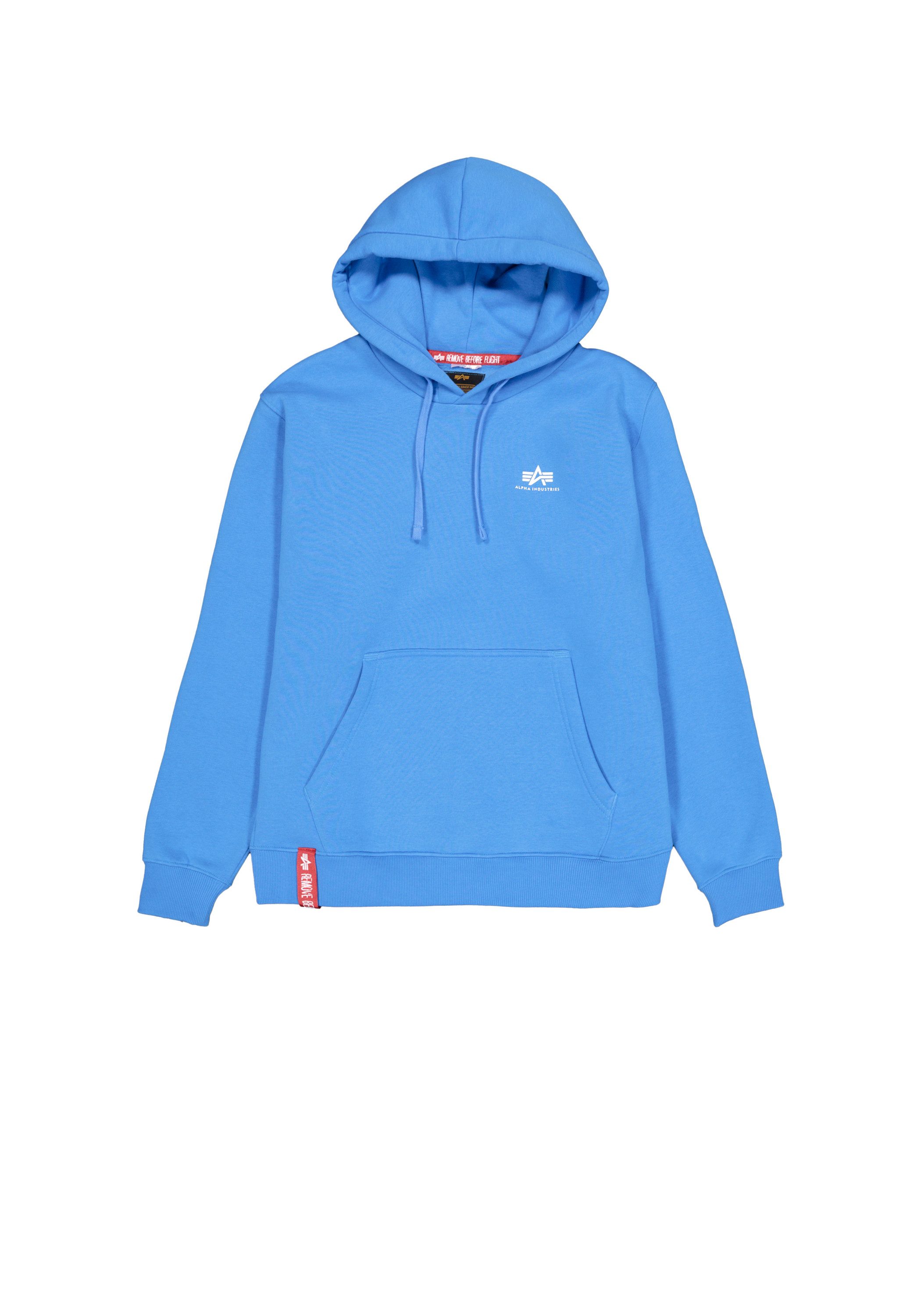 Alpha Industries Hoodie Alpha Industries Men - Hoodies Basic Hoodie Small Logo heren sweaters maat M blauw