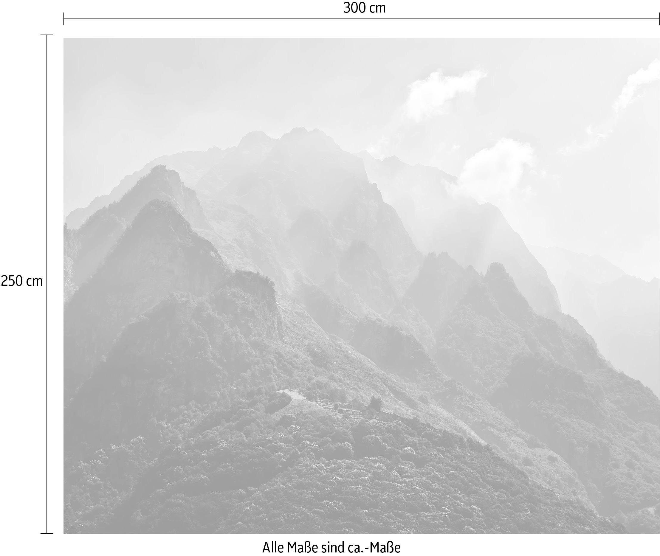 Komar Vliesbehang Digitale print vlies - The Summit - Afmeting 300 x 250 cm (1 stuk)