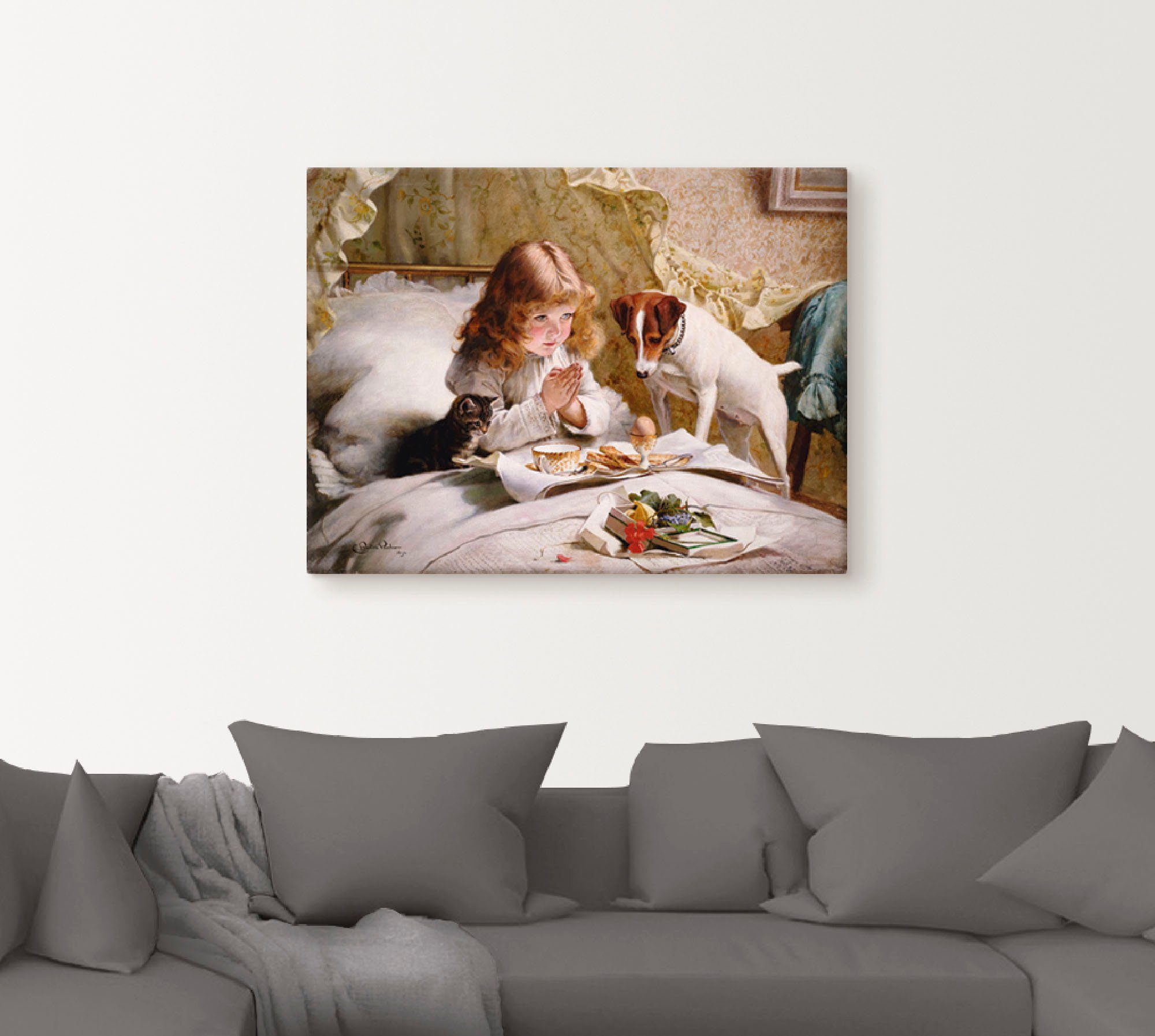Artland Artprint Het gebed. 1894 als artprint op linnen, poster, muursticker in verschillende maten