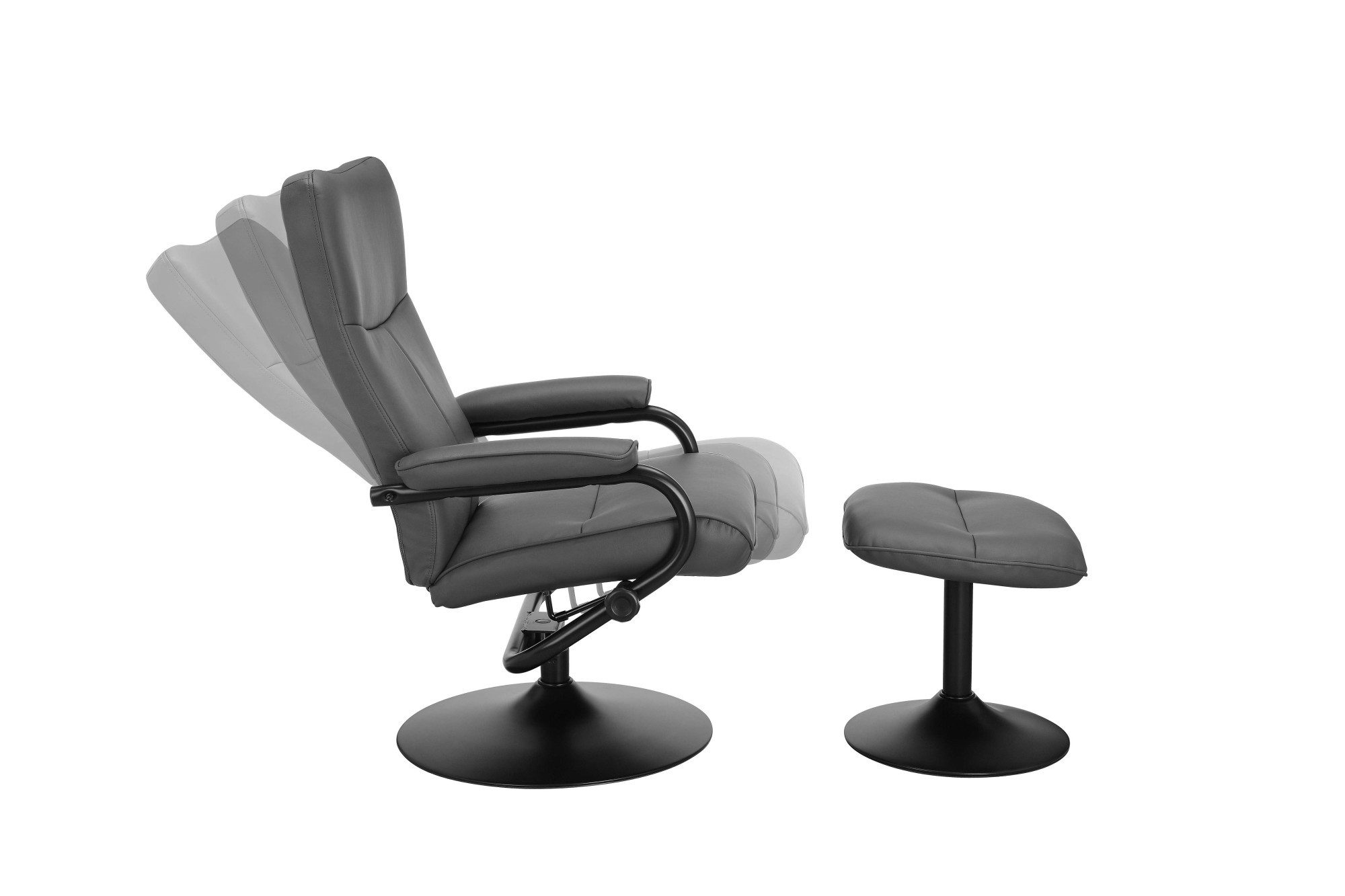 andas Relaxfauteuil Istad, TV-stoel, stoel met poef en slaapfunctie
