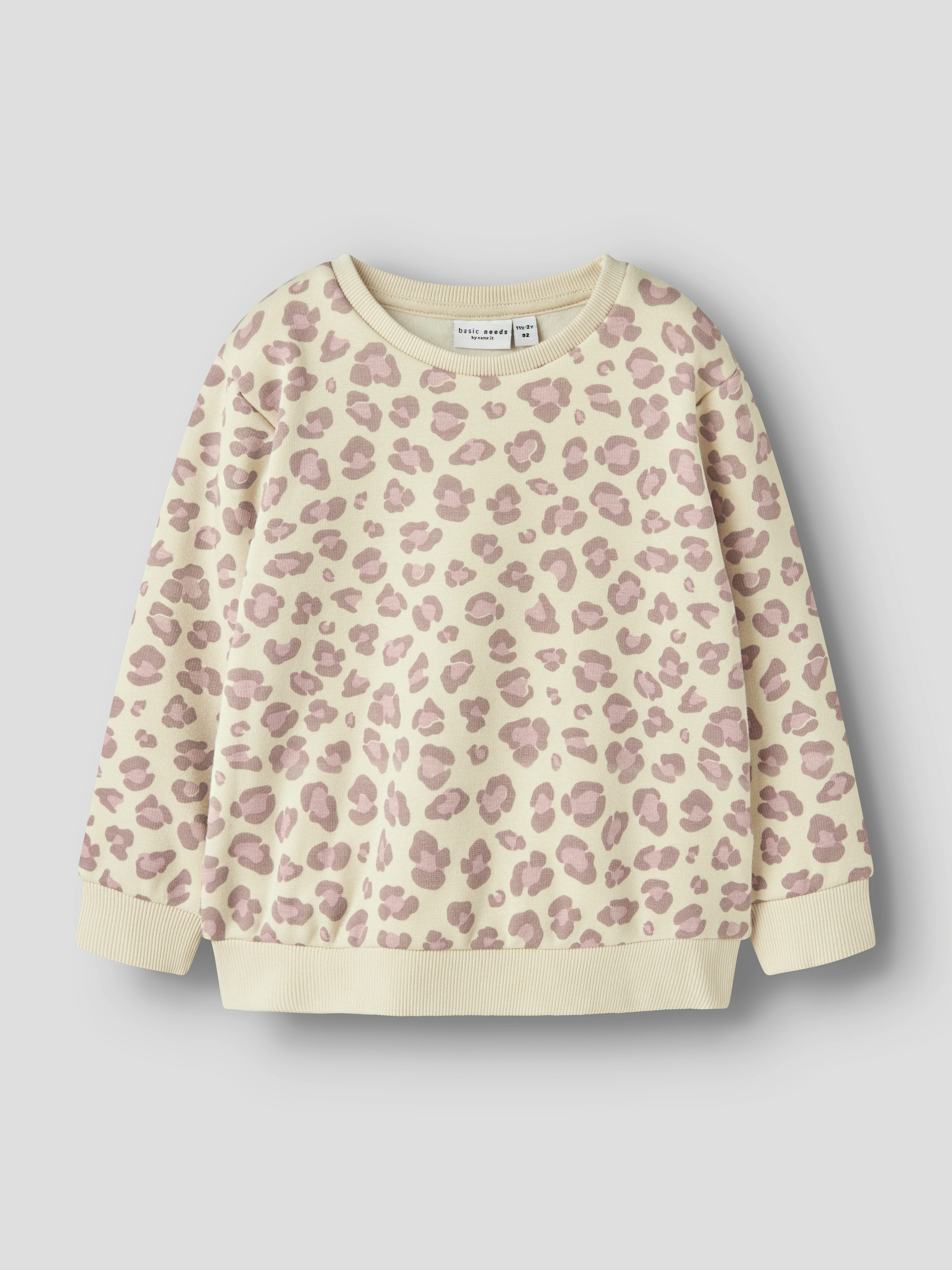 Name It Sweatshirt NMFDAVINA LS SWEAT FLEECE BRU NOOS