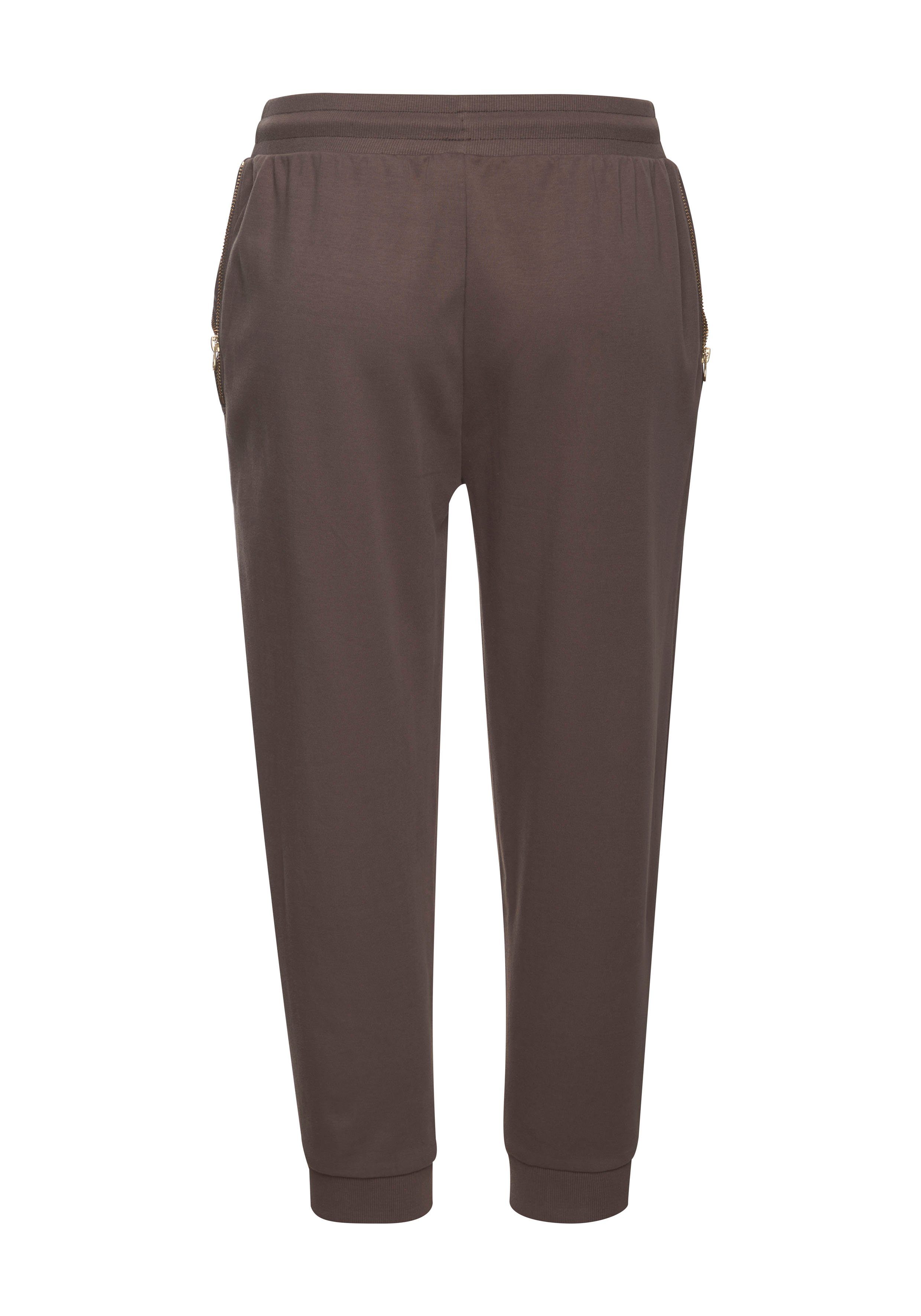 Venice Beach 7 8 broek met ritsdetails op de zakken comfortabele sweatpants