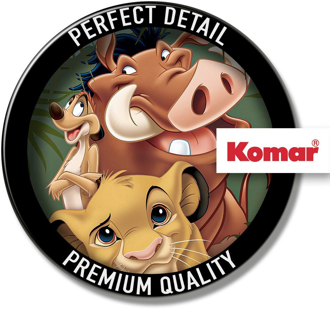 Komar Wanddecoratie Lion King Carefree Trio Wanddecoratie voor de kinderkamer - zonder lijst (1 stuk)