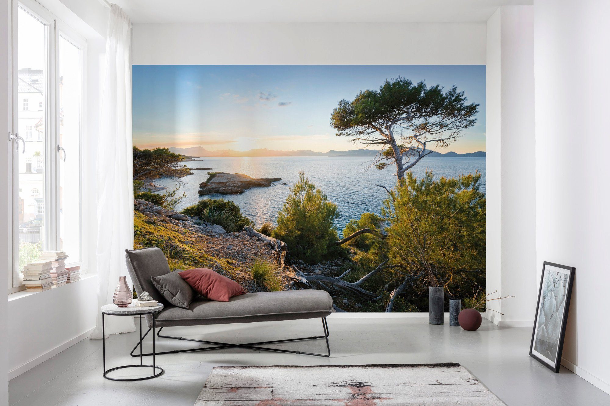 Komar Vliesbehang Digitale print vlies - Licht des Südens - Afmeting 400 x 280 cm (8 stuks)