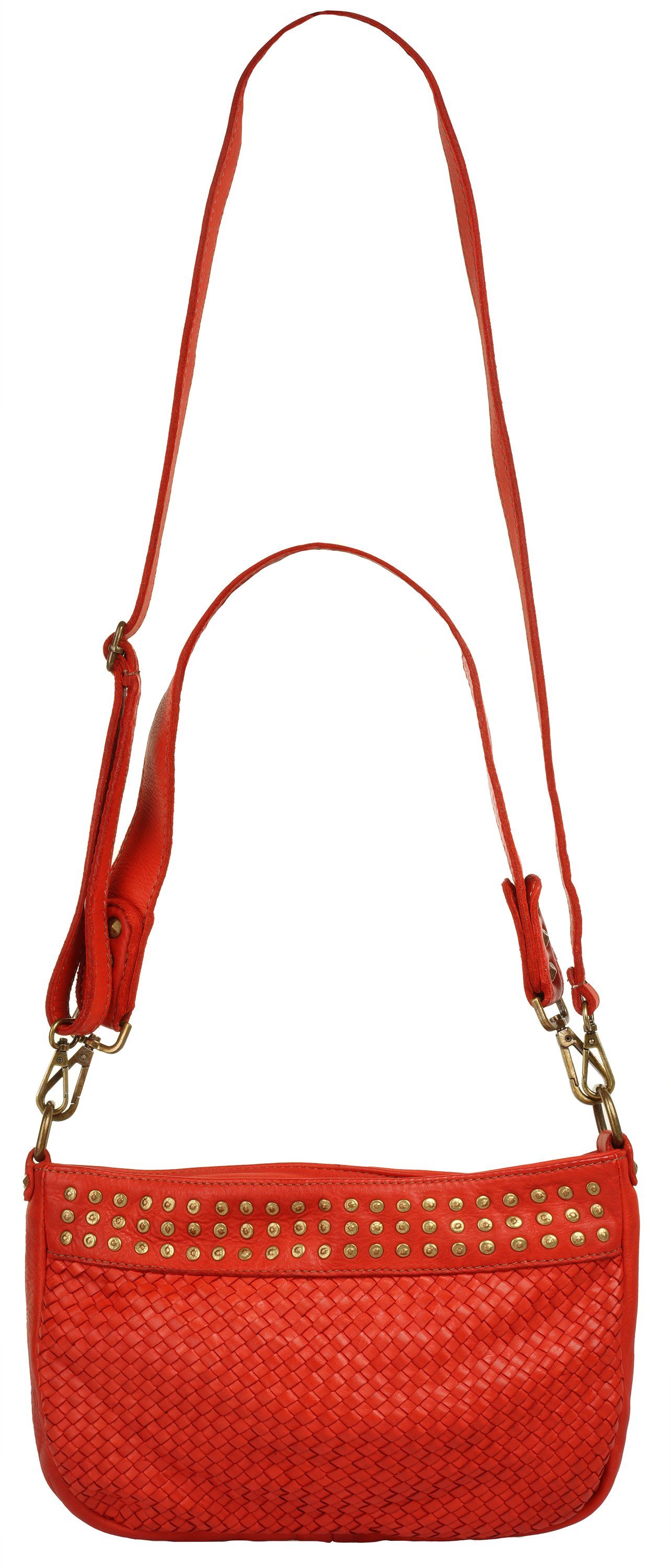 Samantha Look Schoudertas echt leer, made in italy