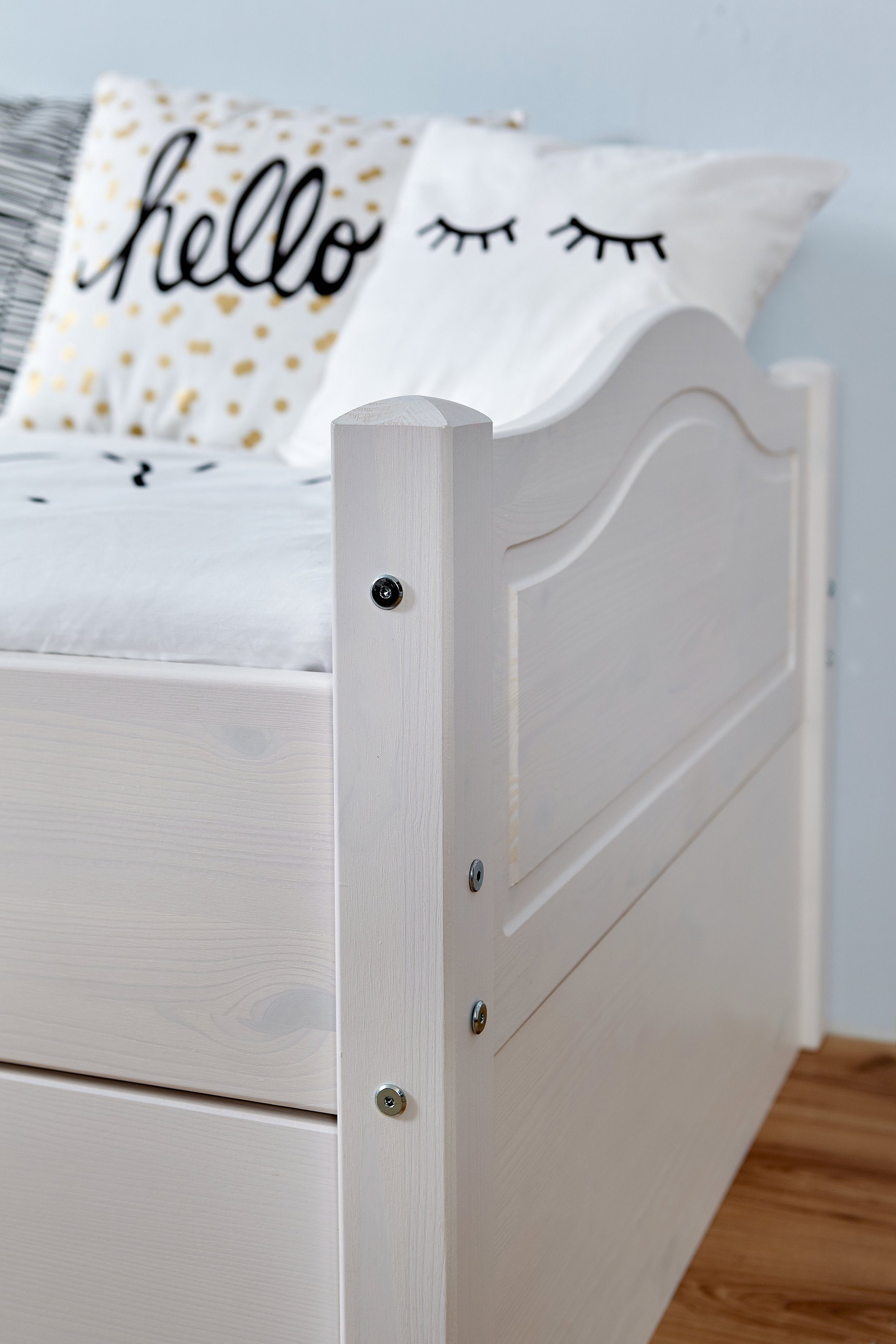 Ticaa Kinderbed Leni Eenpersoonsbed, incl. extra bed en lattenbodem
