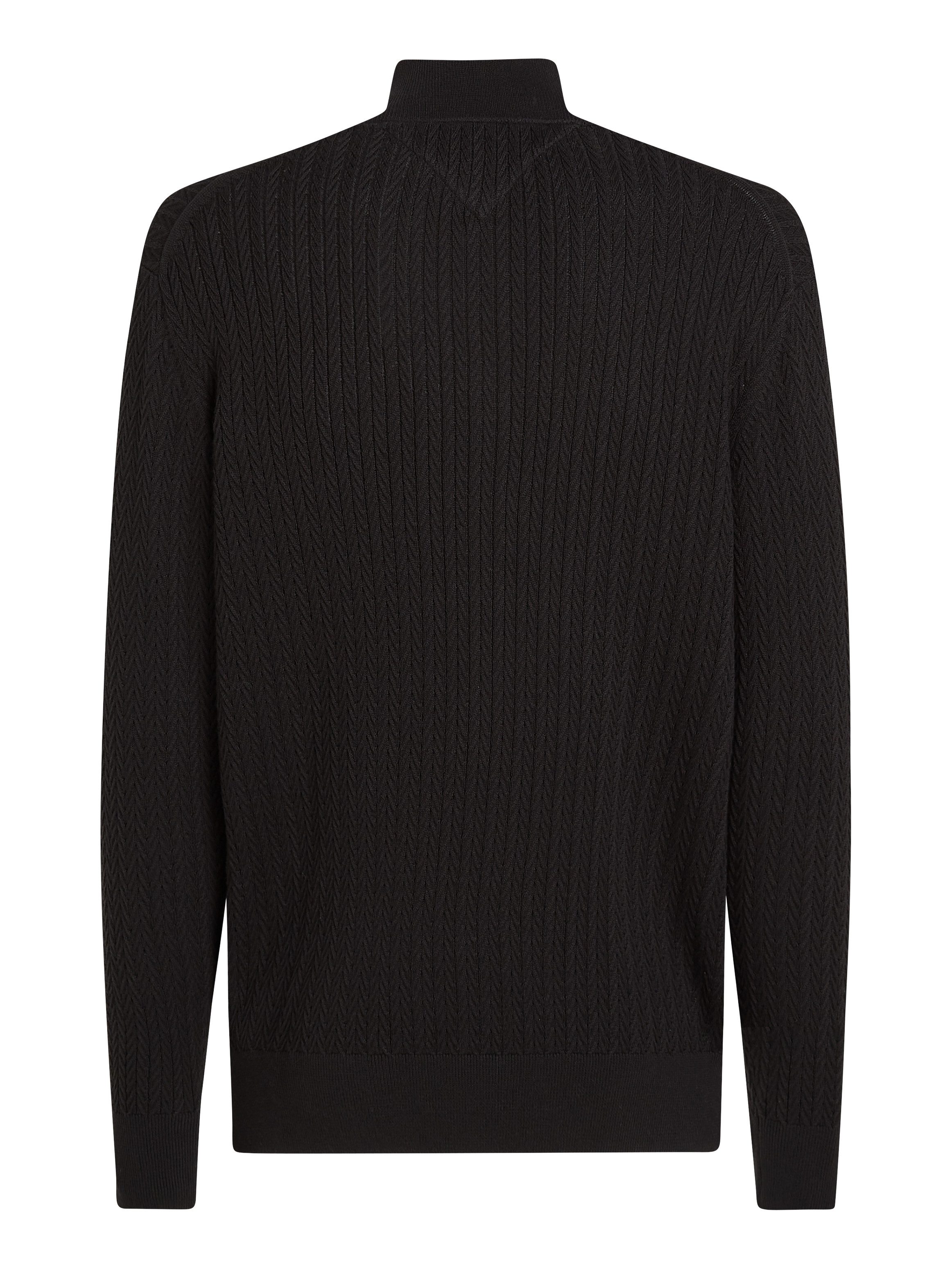 Tommy Hilfiger Vest HERRINGBONE STRUCTURE ZIP THRU