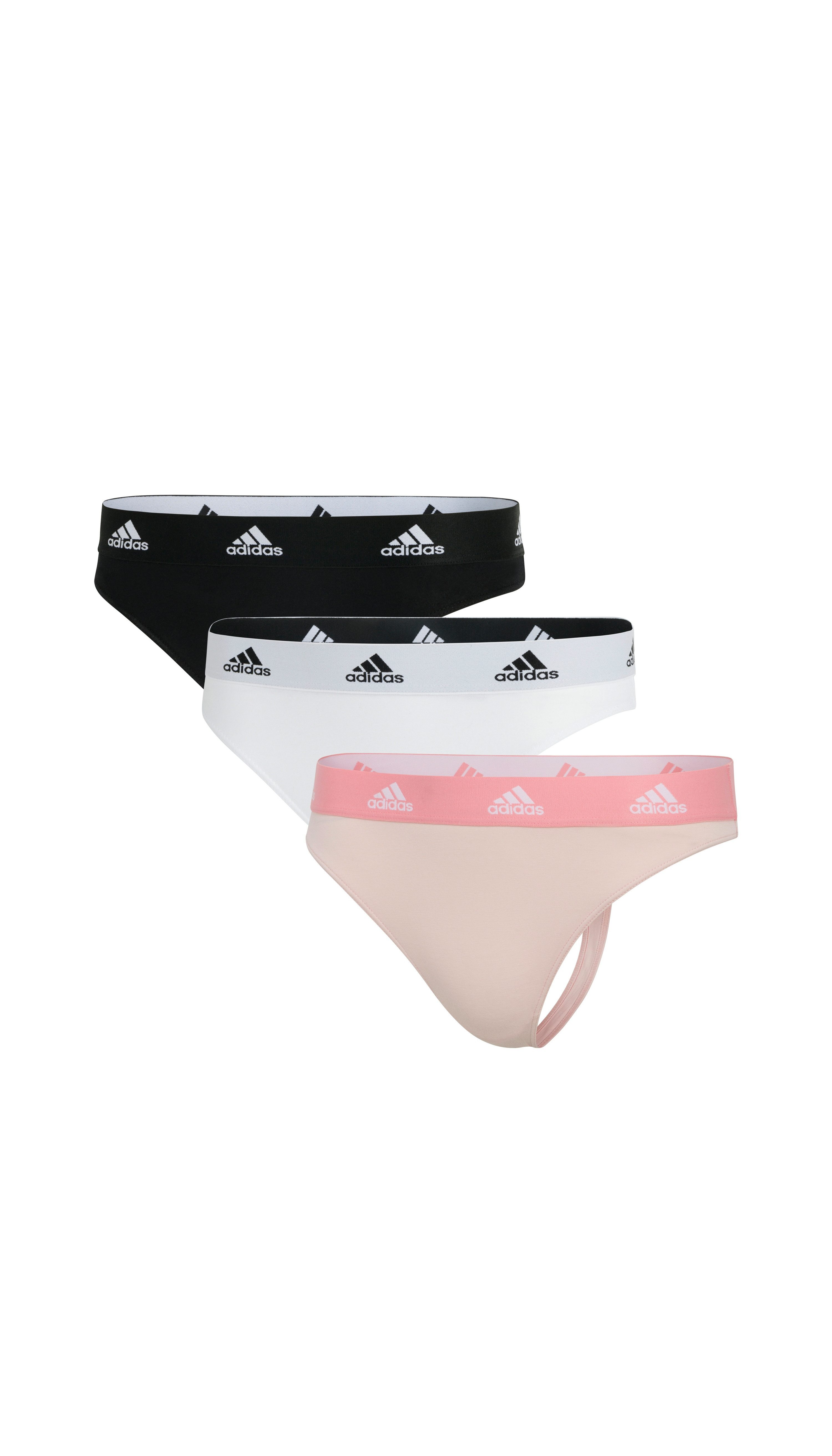 Adidas Sportswear Tanga "Active Comfort Cotton" met real cool cotton-technologie (Set van 3)