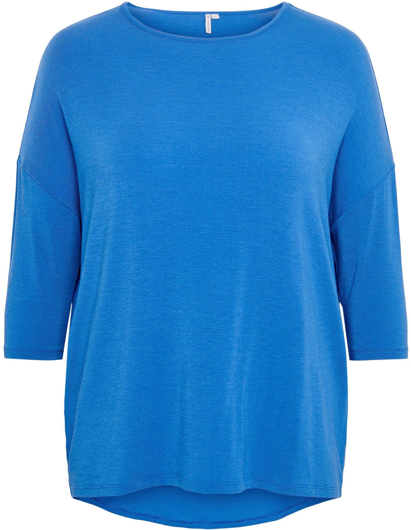 ONLY CARMAKOMA Shirt met 3/4-mouwen CARLAMOUR 3/4 TOP JRS NOOS in de online  winkel | OTTO