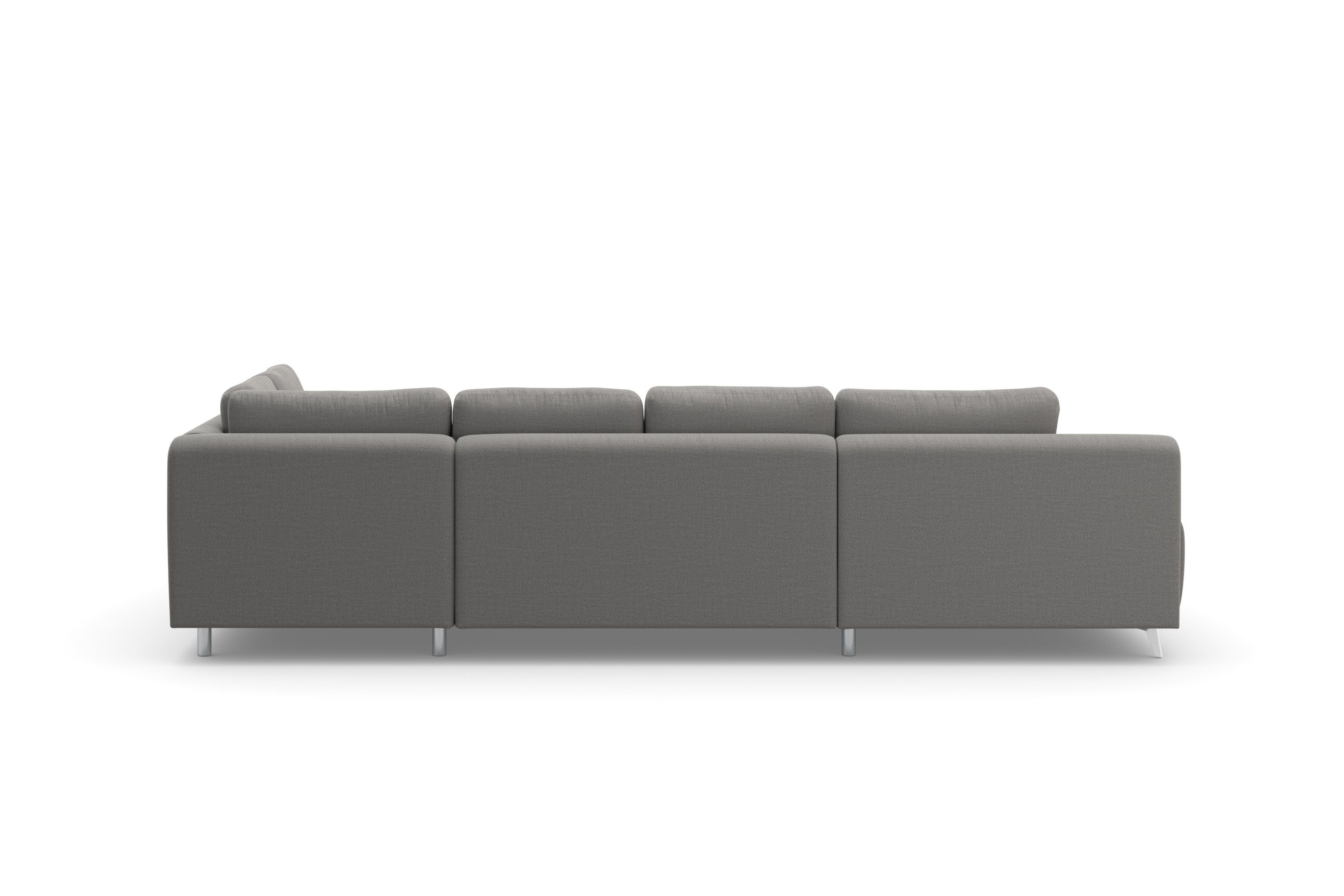 sit&more Zithoek Latigo U-vorm met récamier, naar keuze met slaapfunctie en bedkist