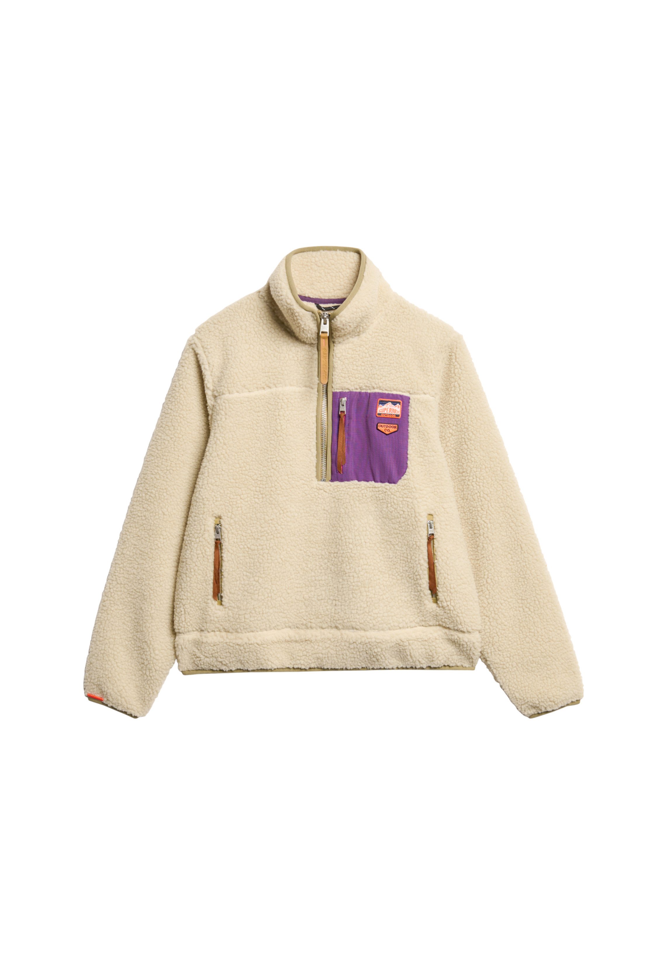 Superdry Fleecetrui VINTAGE RETRO HALF ZIP FLEECE
