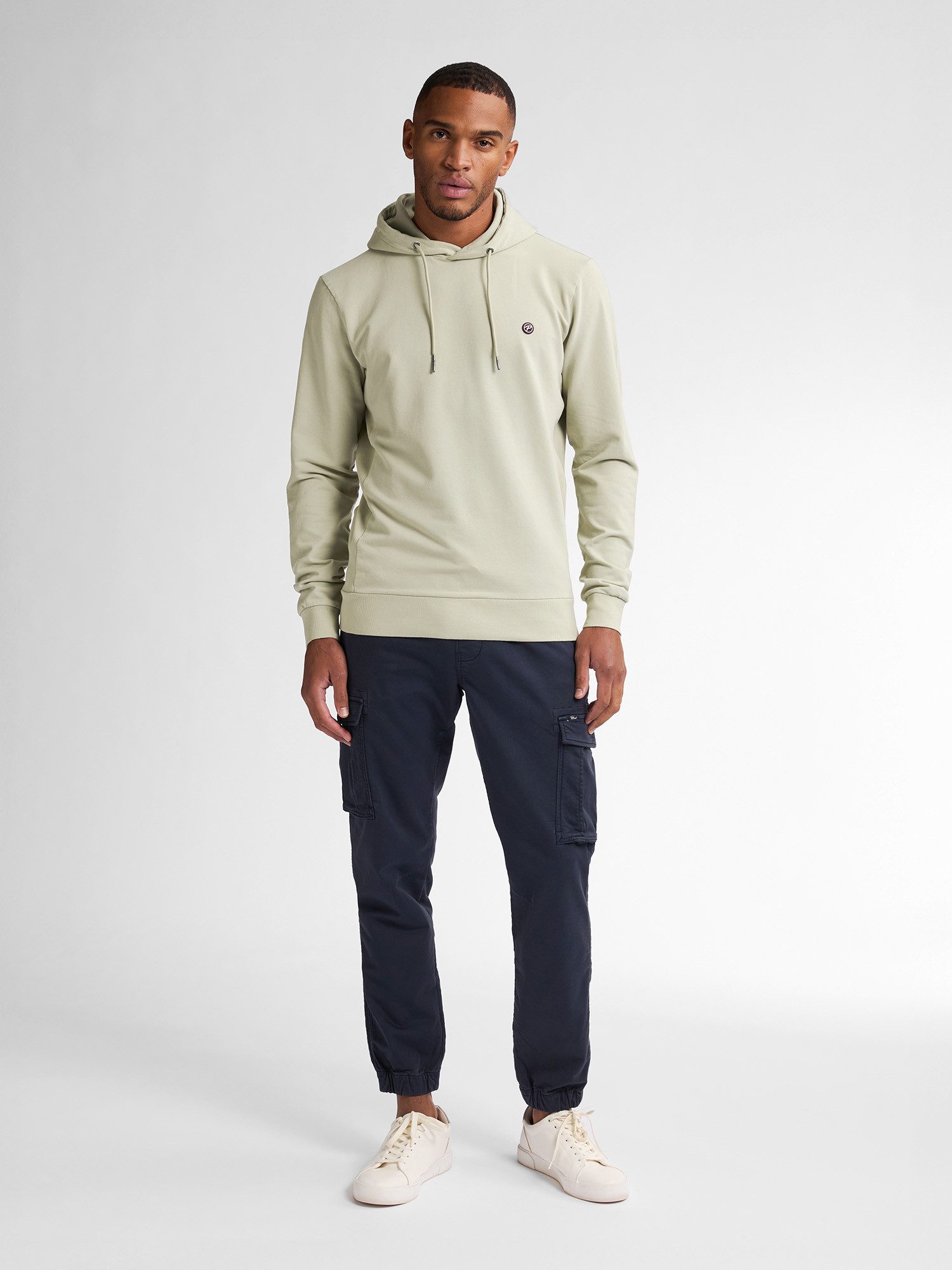 Petrol Industries Hoodie met geborduurd logo
