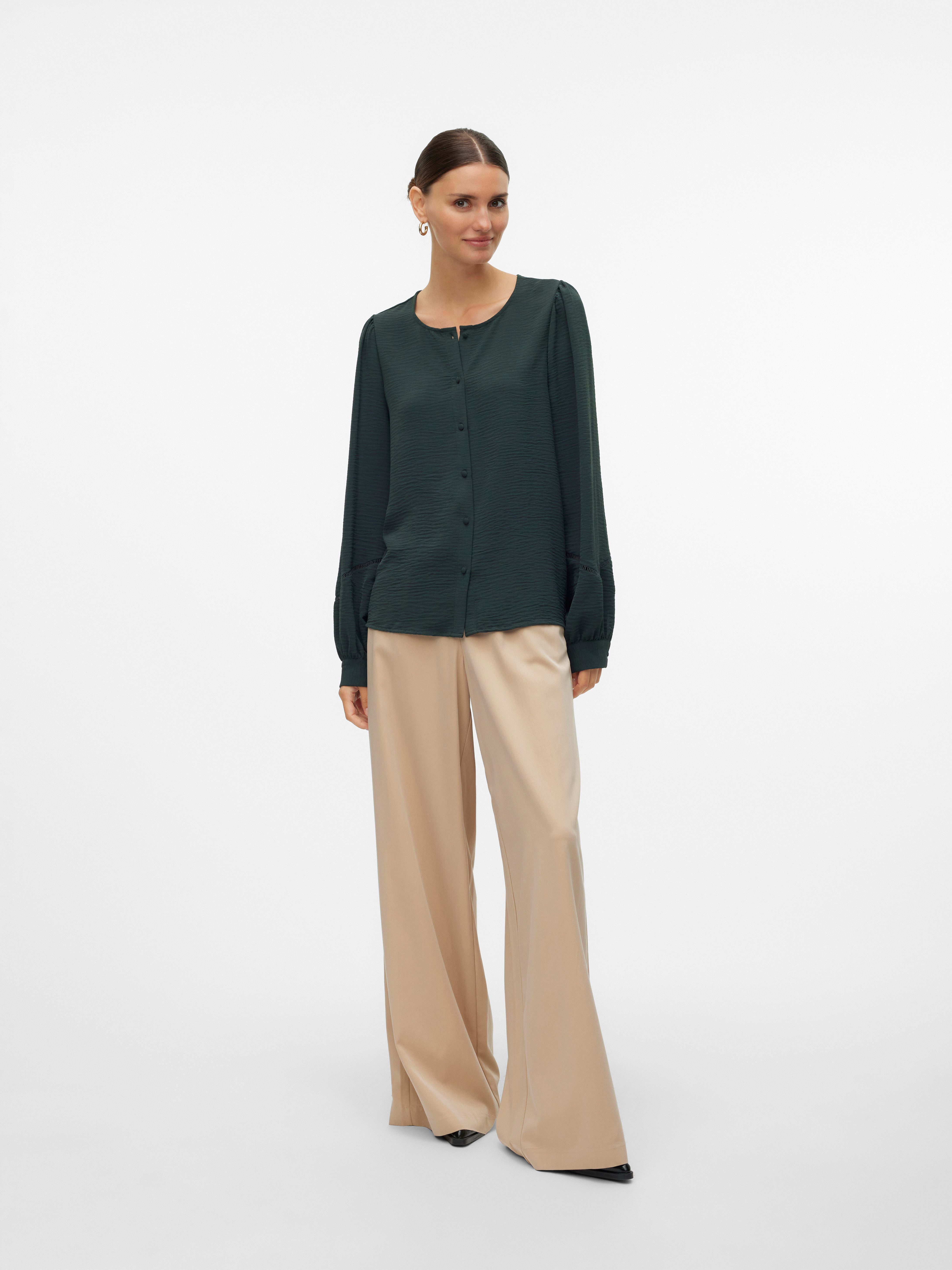 Vero Moda Blouse met lange mouwen VMALVA L S TAPE SHIRT WVN GA