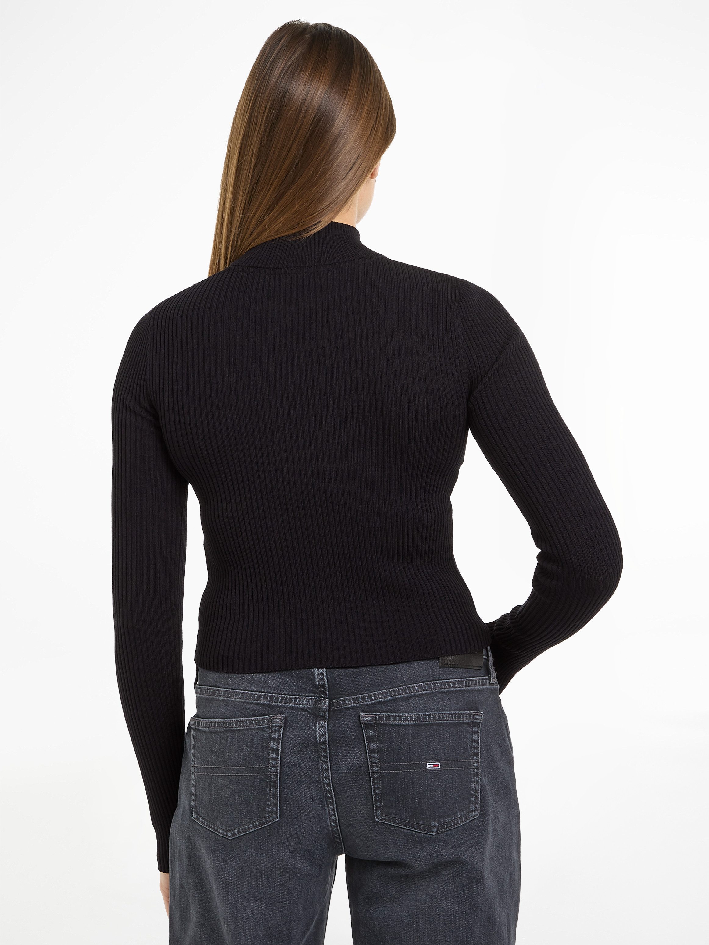 TOMMY JEANS Schipperstrui TJW 1 4 ZIP TECHNICAL RIB