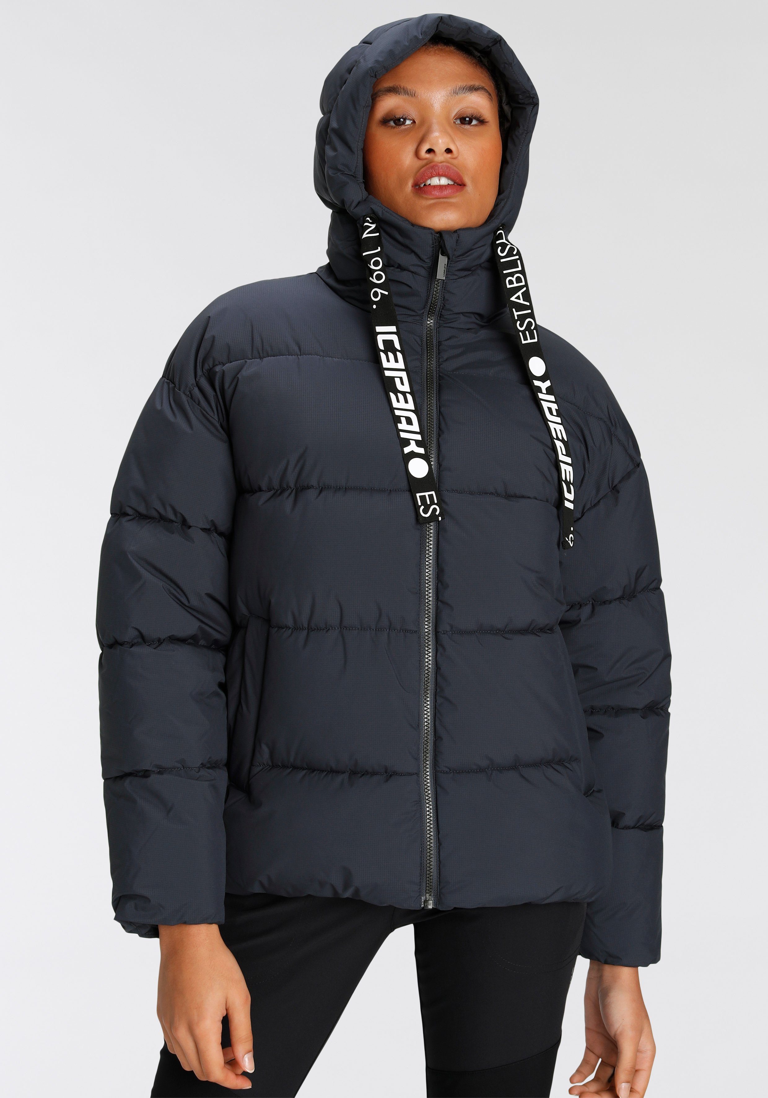 Icepeak Gewatteerde jas VACHA dames donsjassen maat 40 blauw