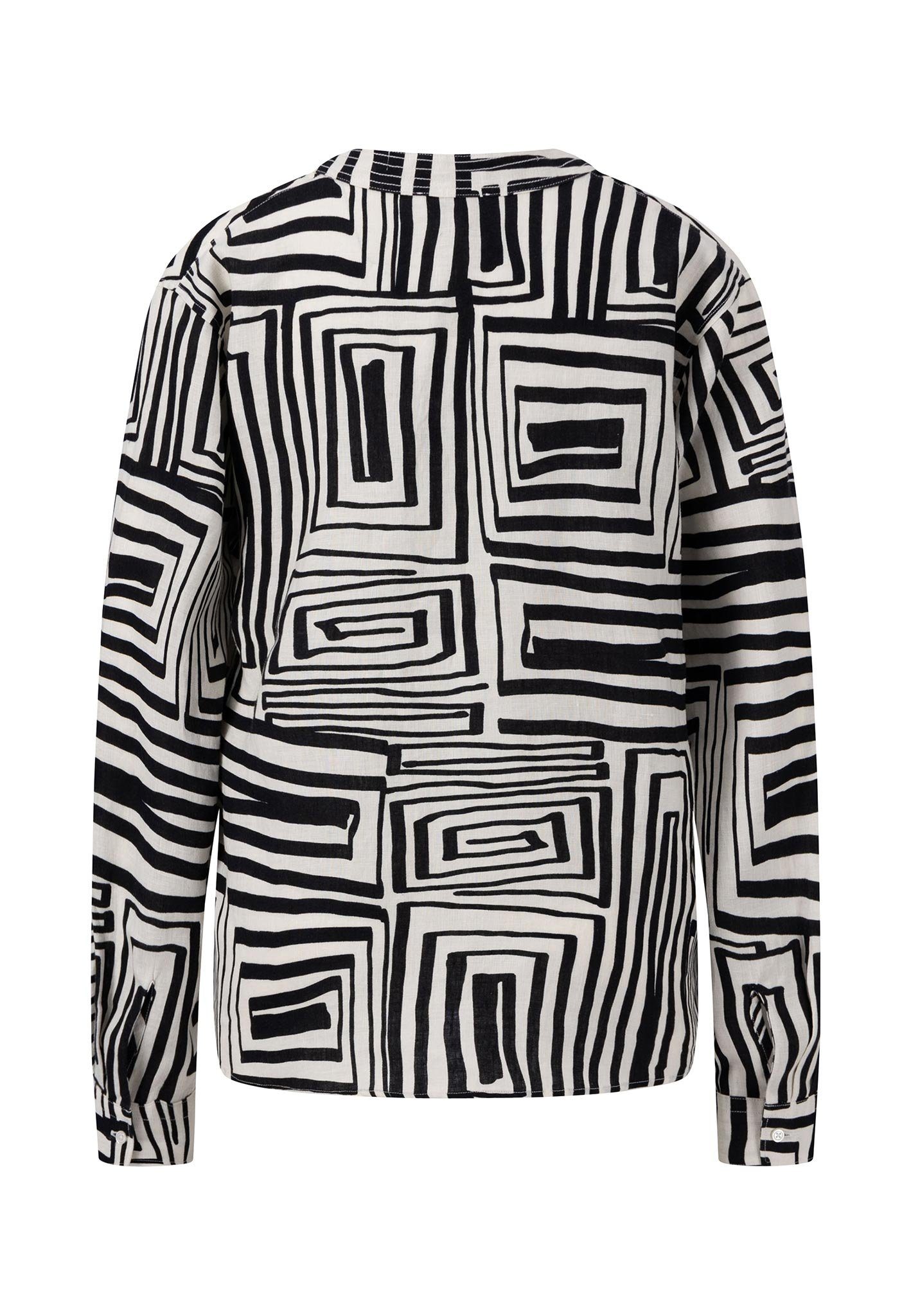 FYNCH-HATTON Gedessineerde blouse met labyrintmotief