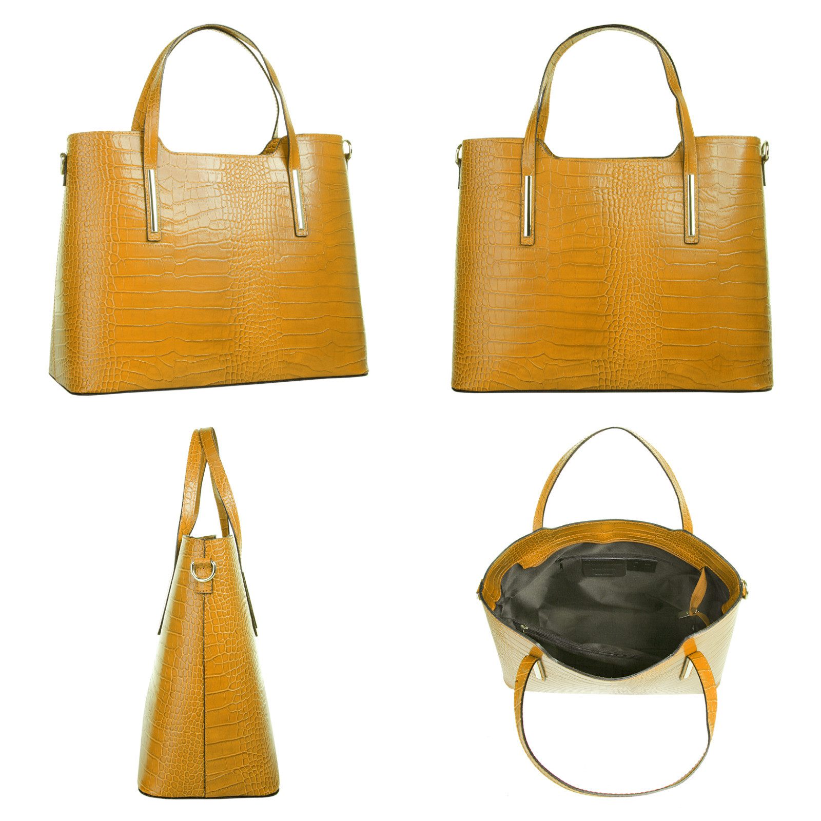 Cluty Tas echt leer, made in italy