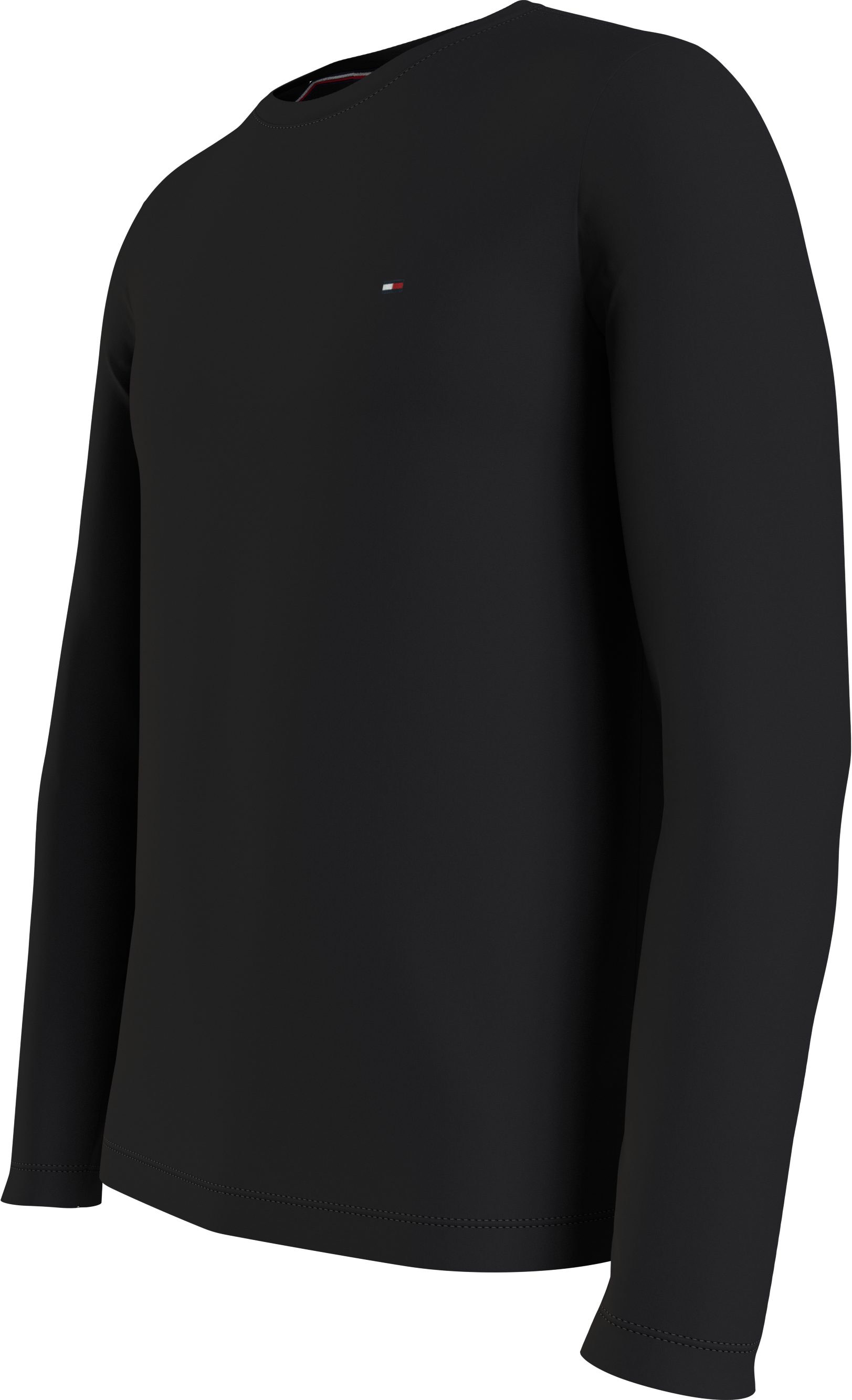 Tommy Hilfiger Shirt met lange mouwen STRETCH SLIM FIT LONG SLEEVE van biologische katoen-stretch