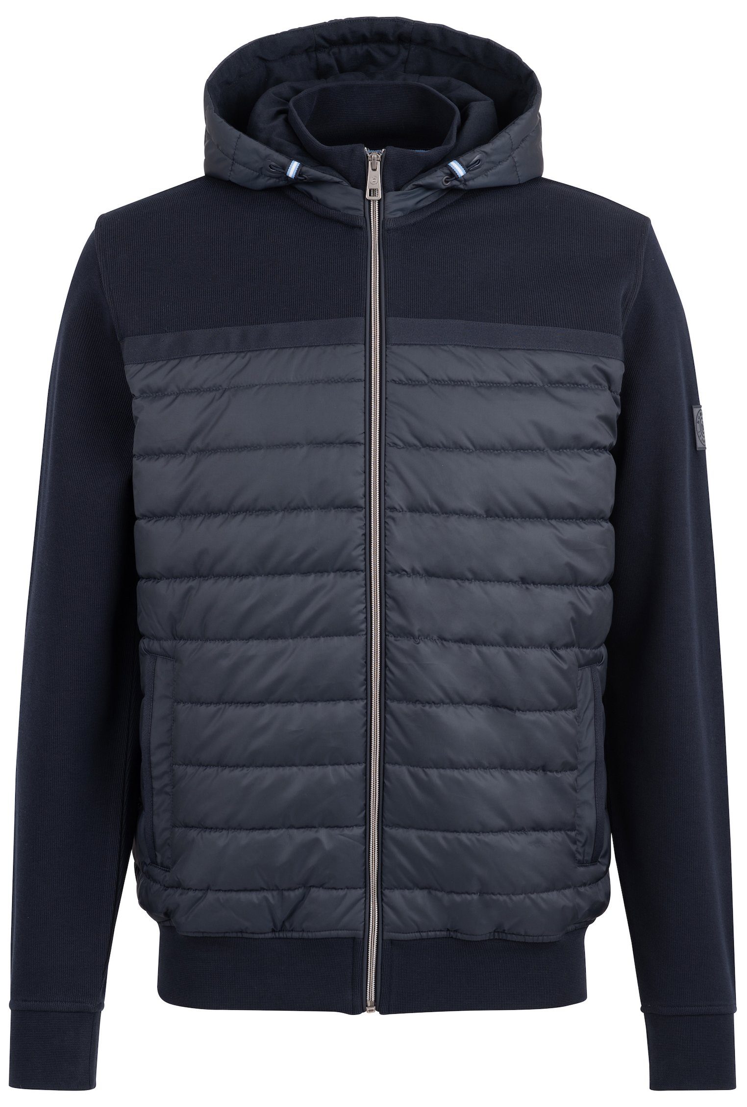 Bugatti Sweatvest met afneembare capuchon