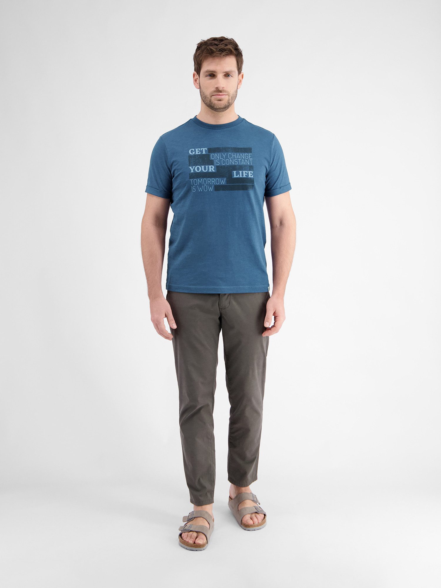 Lerros T-shirt LERROS T-shirt met modieuze print