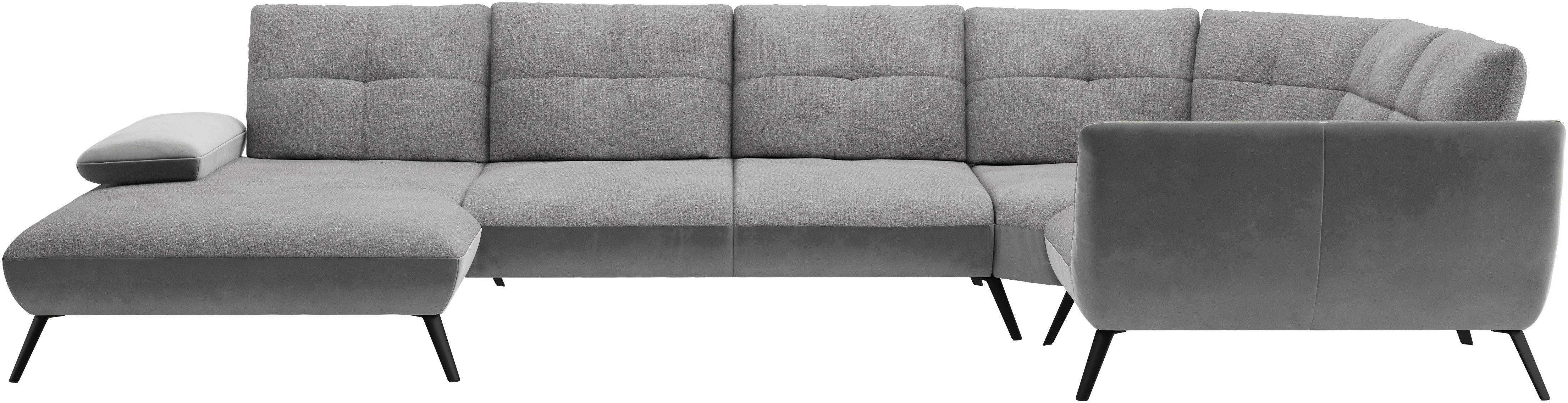 Places of Style Zithoek Mikado U-vorm incl. zitdiepteverstelling en armleuningverstelling