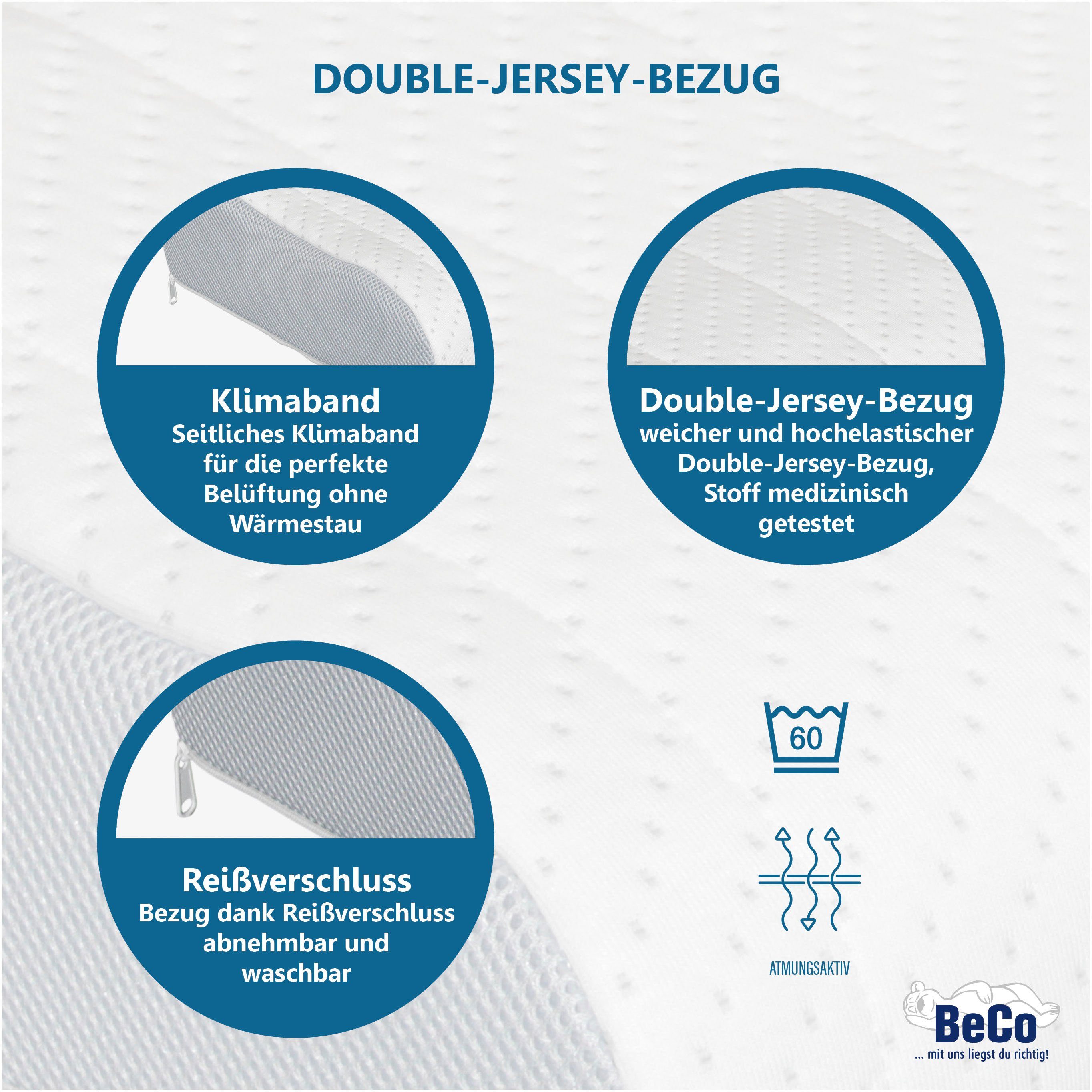 Beco Neksteunkussen Vario Med Kern van gelschuim & gezondheidsproduct volgens ZPmed®