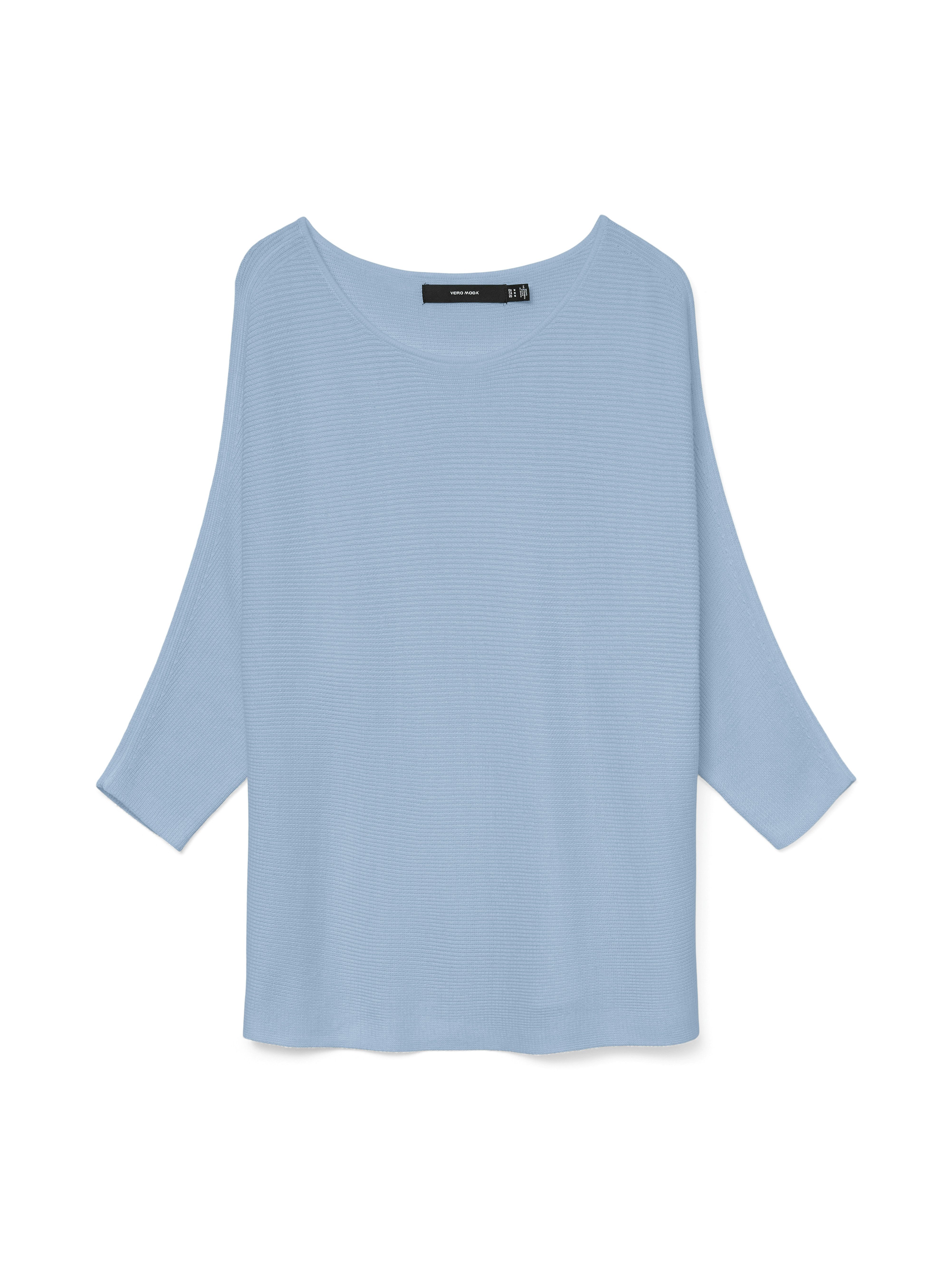 Vero Moda Trui met 3/4-mouwen VMNORA 3/4 BOATNECK BLOUSE NOOS