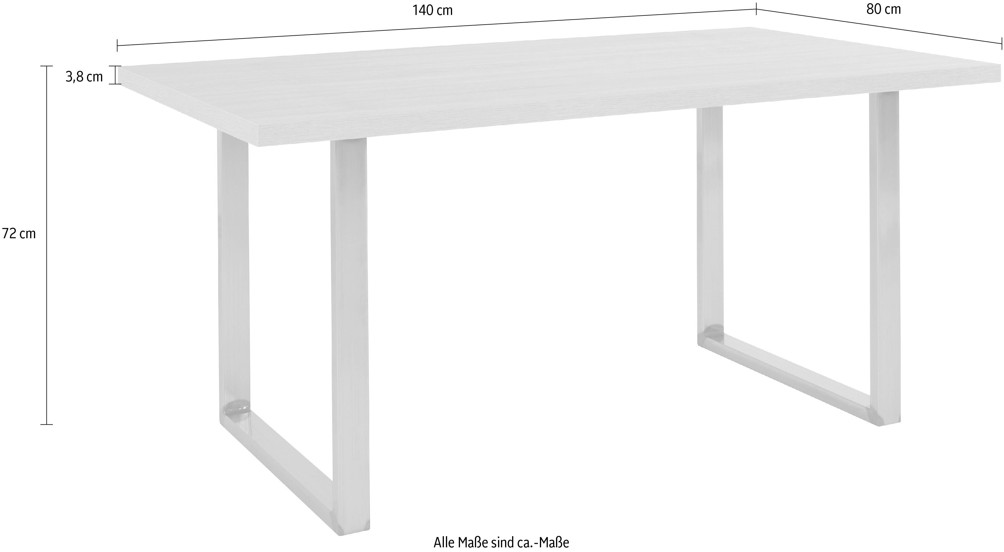 FORTE Eettafel Breedte 140 cm