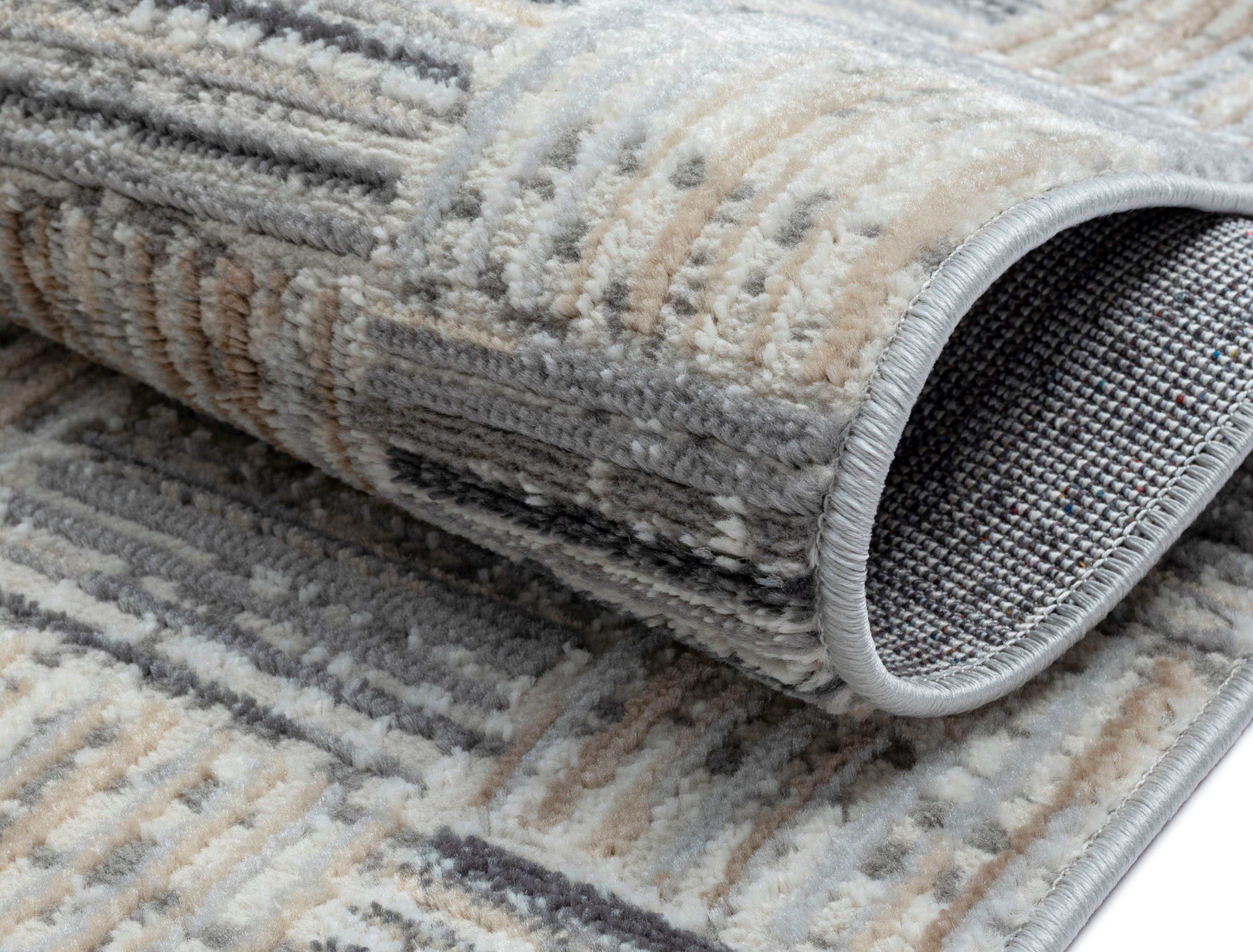 Myflair Möbel & Accessoires Vloerkleed Mijn stemming voorraadopruiming Kortpolig, Scandi-ontwerp, met rand, bijzonder zacht door microvezel