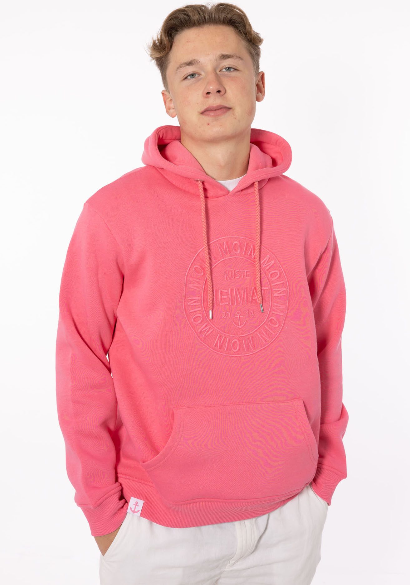 Zwillingsherz Hoodie "Thuis 2014" met frontzakken en koord