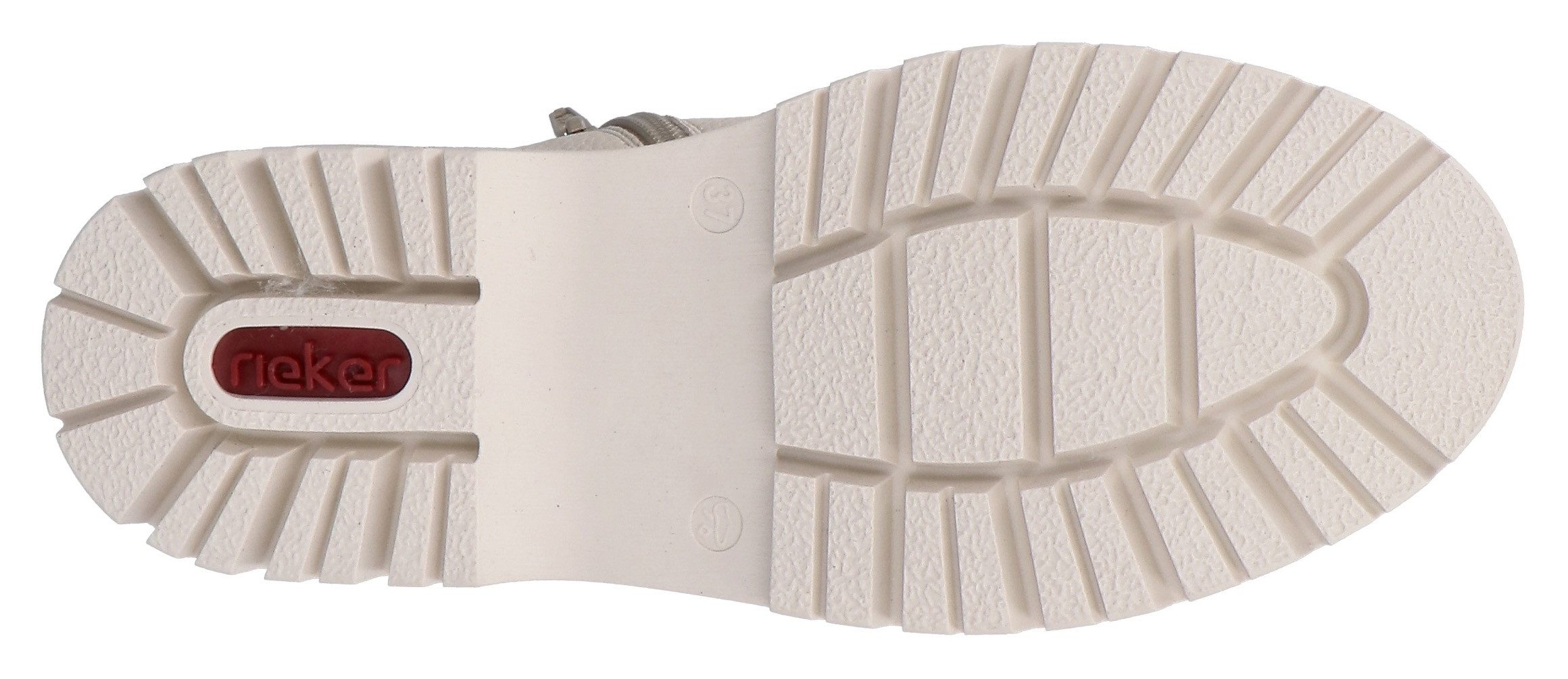 Rieker Winterlaarsjes Plateauzolen, veterboots, profielzool, met warme voering