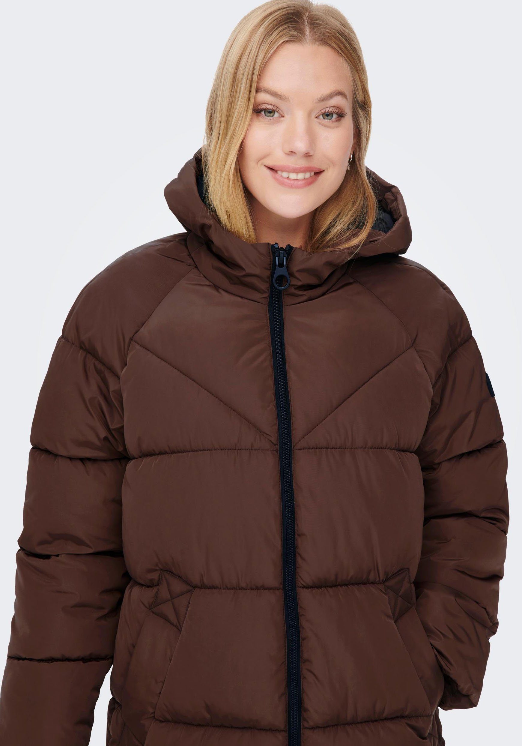 Only Gewatteerde jas ONLAMANDA LONG PUFFER COAT