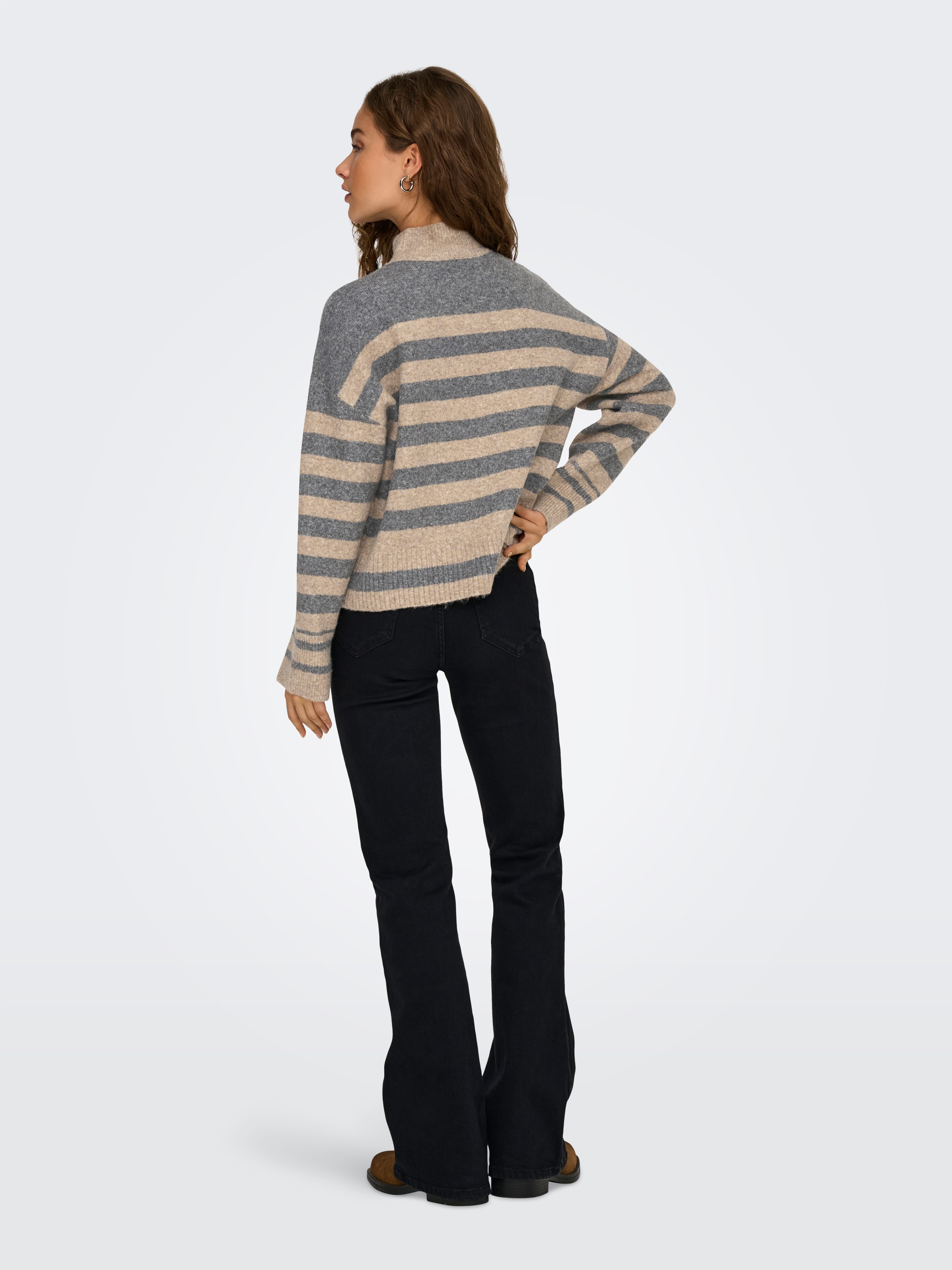 Only Gebreide trui ONLHEIDI LS HIGHNECK PULLOVER KNT NCA