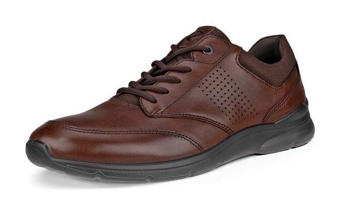 Ecco Veterschoenen Irving vrijetijdsschoen, lage schoen, veterschoen met gepolsterde schacht