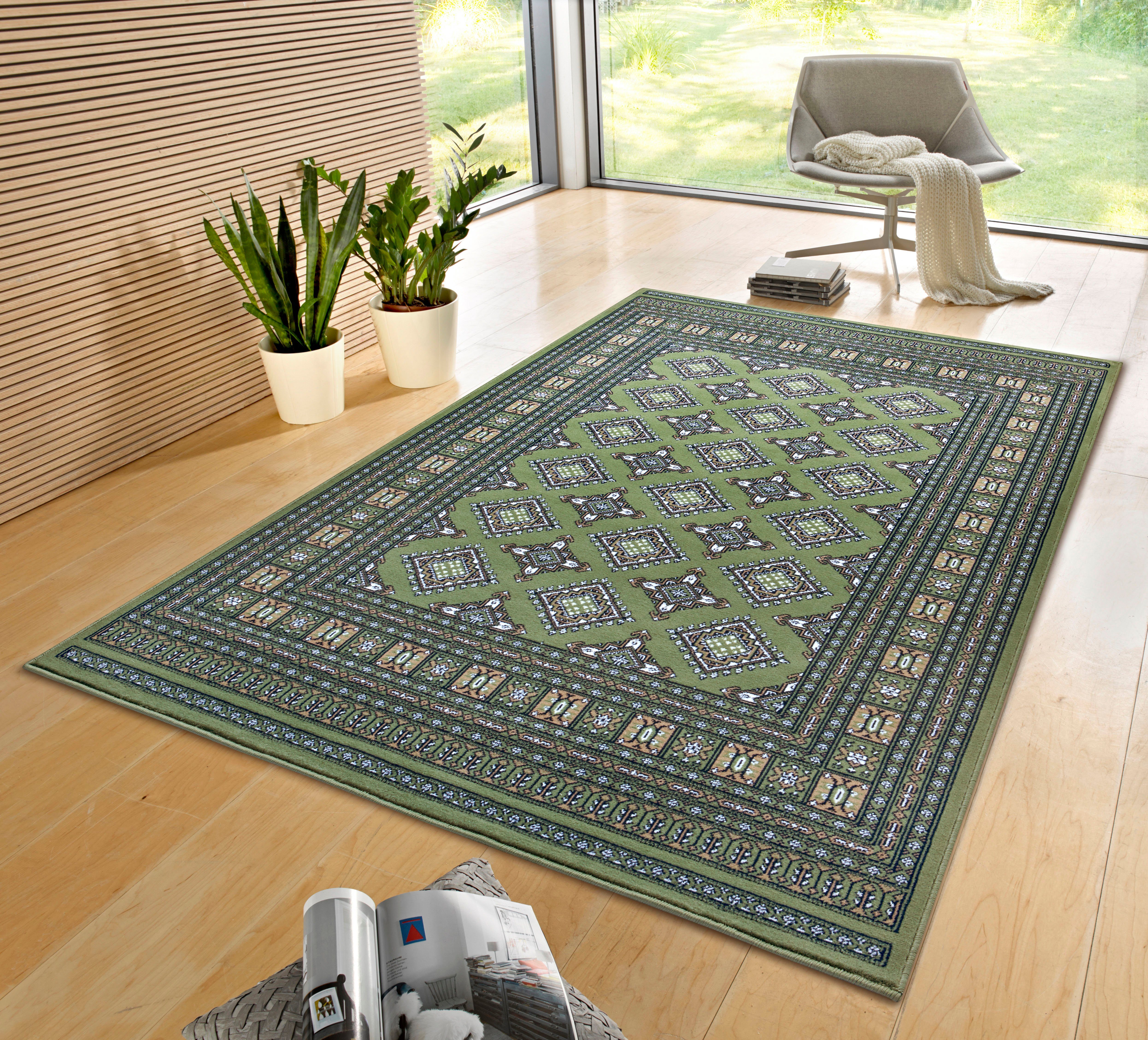 NOURISTAN Vloerkleed Sao Buchara Korte pool, oriëntaals, vloerkleed, modern, woonkamer, hal, eetkamer