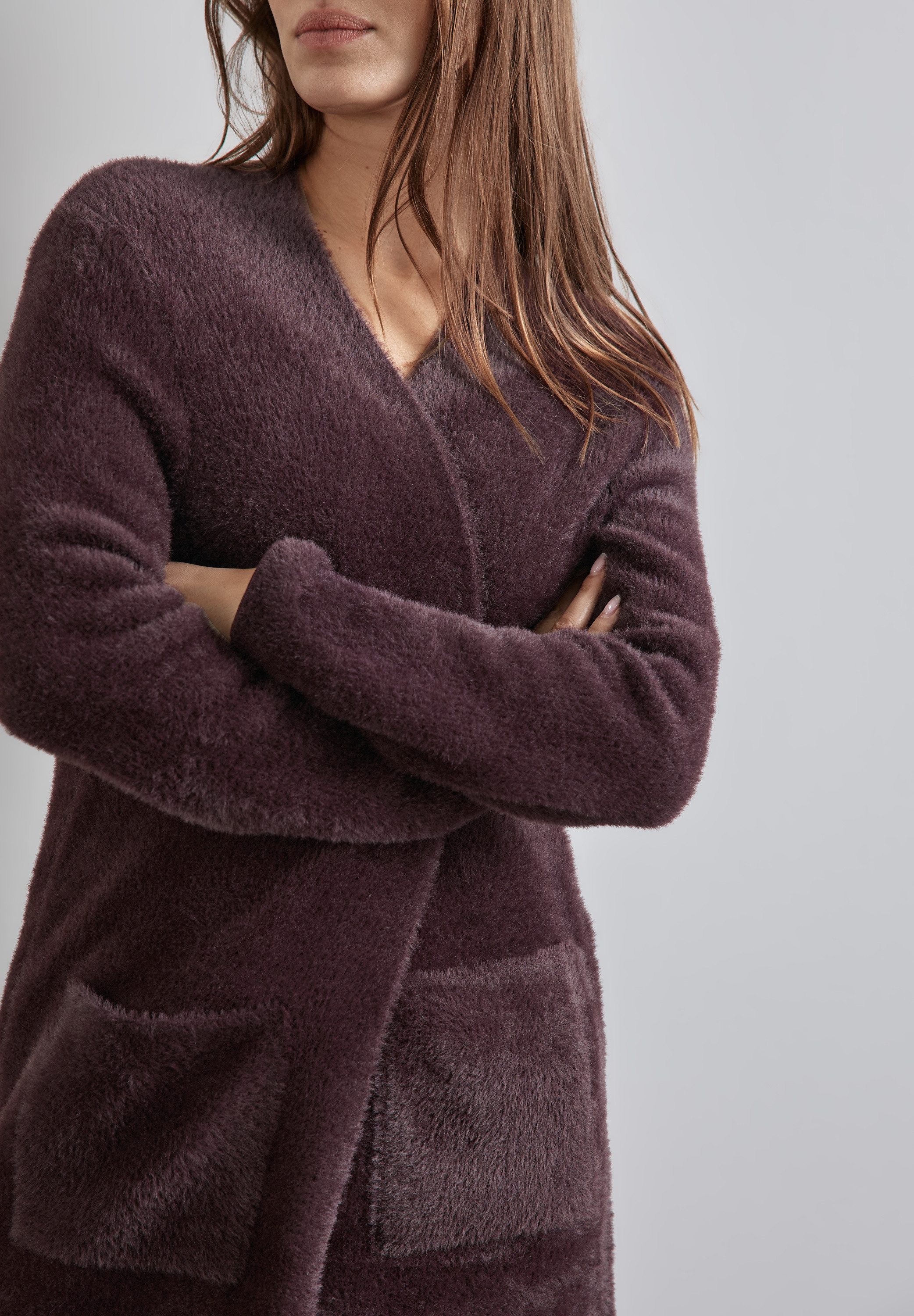 STREET ONE Cardigan lang, open te dragen