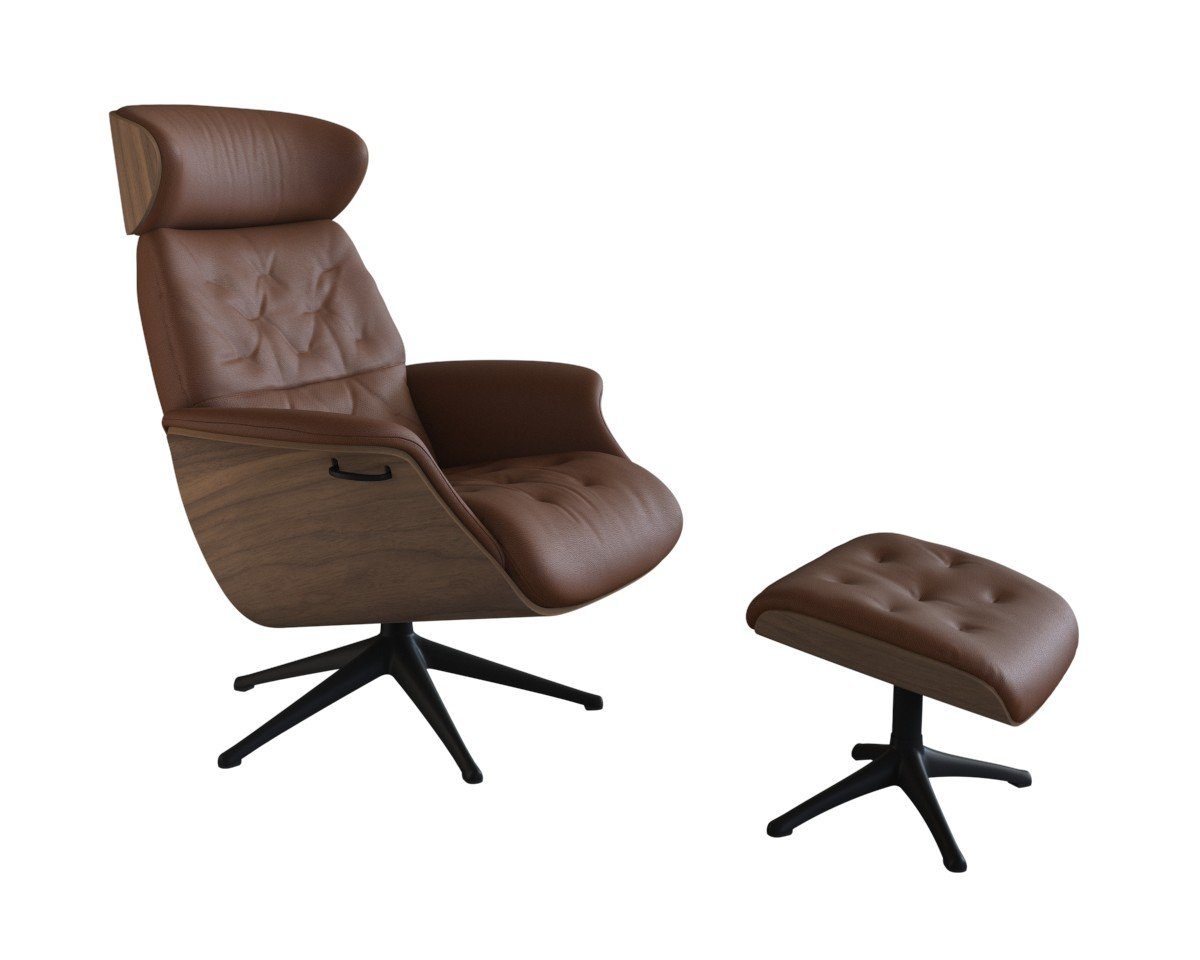 FLEXLUX Relaxfauteuil Volden, functionele stoel, gestoffeerde stoel, armleuningen, TV-fauteuil