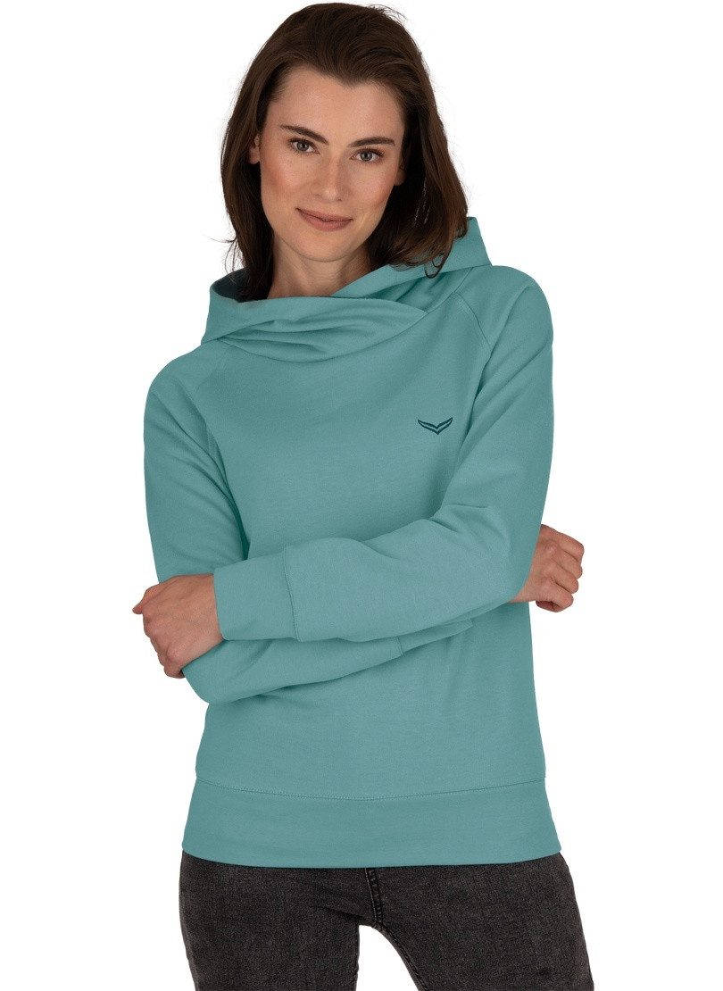 Trigema Sweatshirt  modieuze hoodie van biokatoen (gecontroleerd biologische teelt)