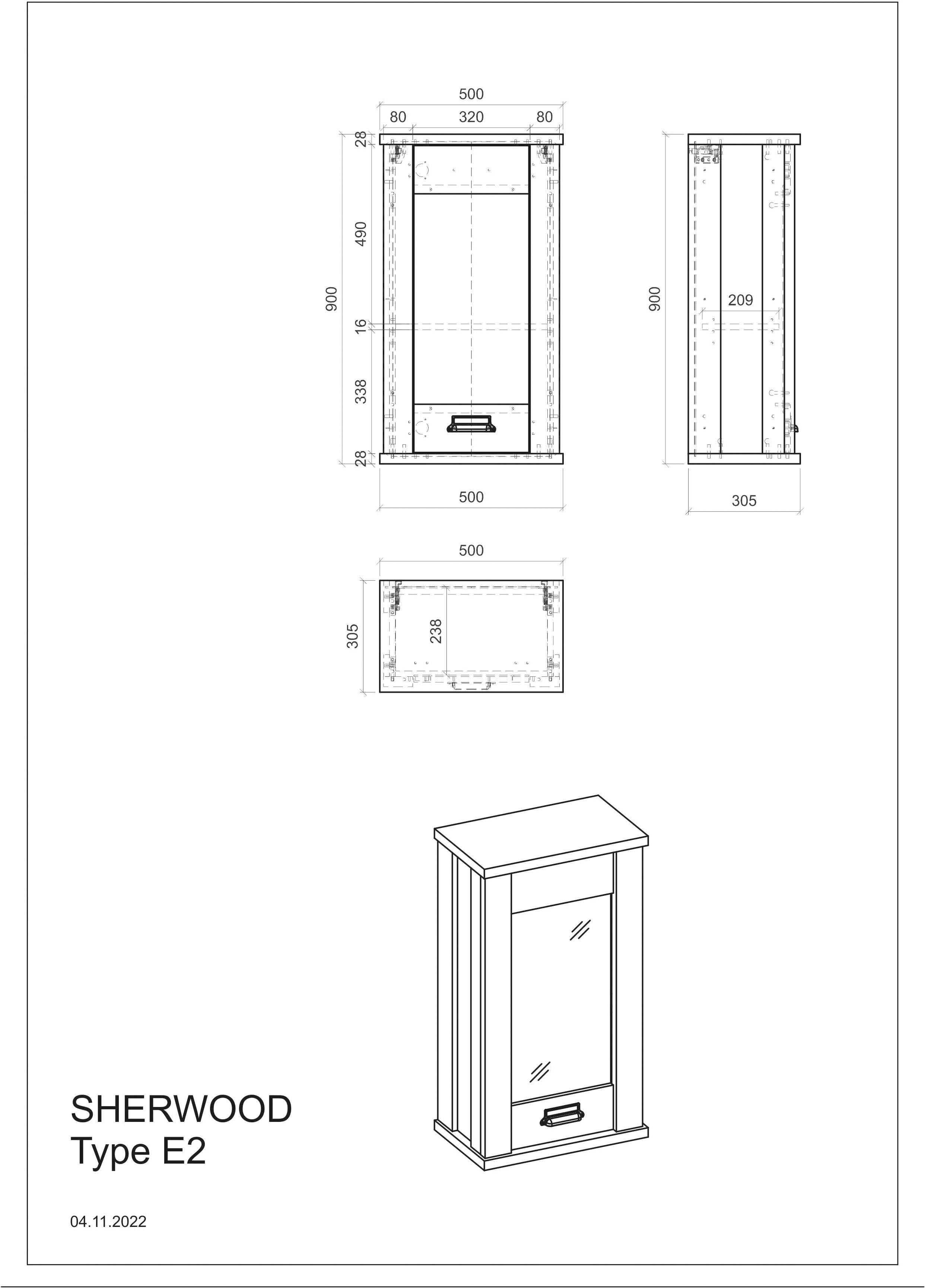 Home affaire Keukenblok Sherwood