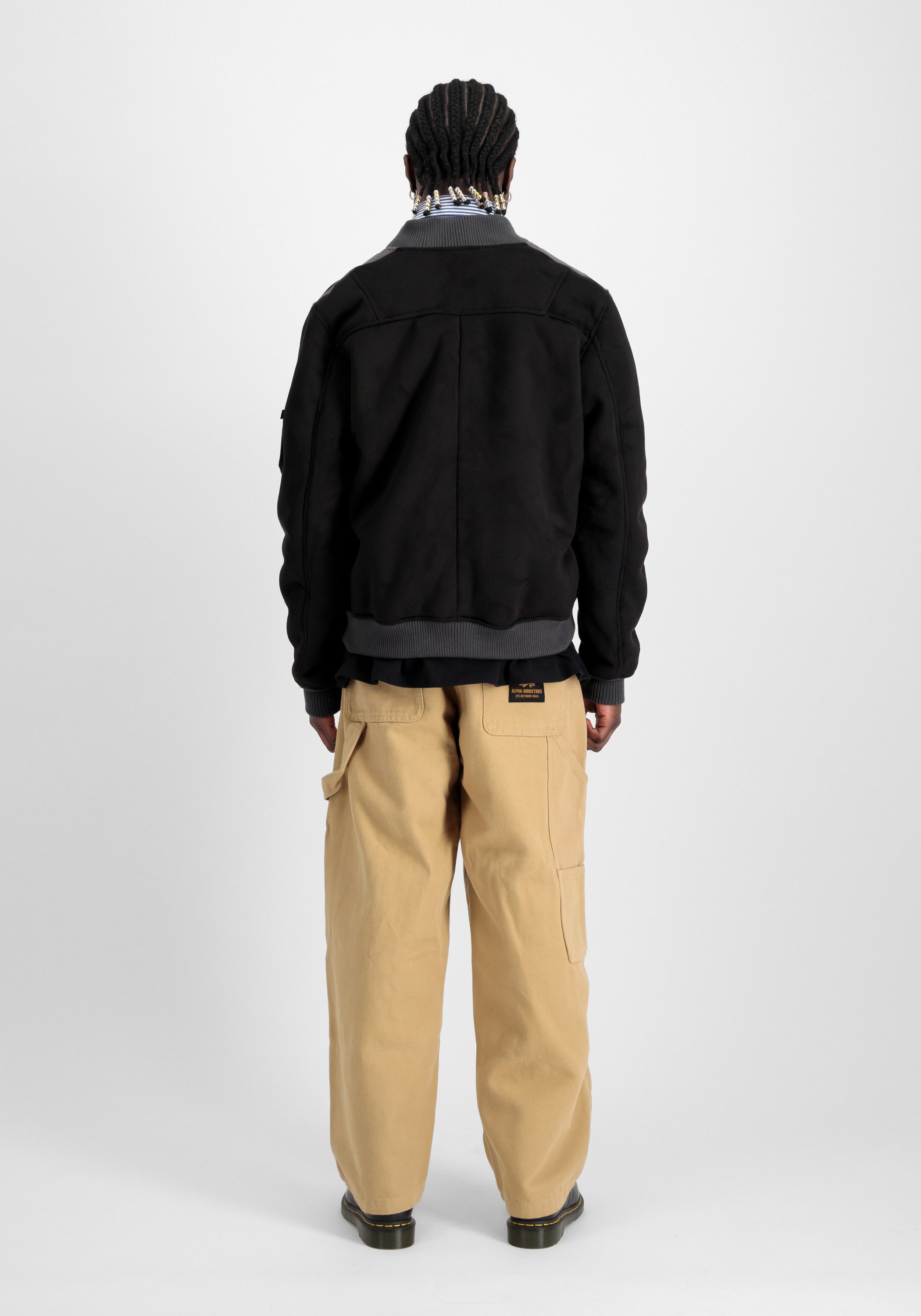 Alpha Industries Bomberjack Men Bomber Jackets MA-1 Faux Suede