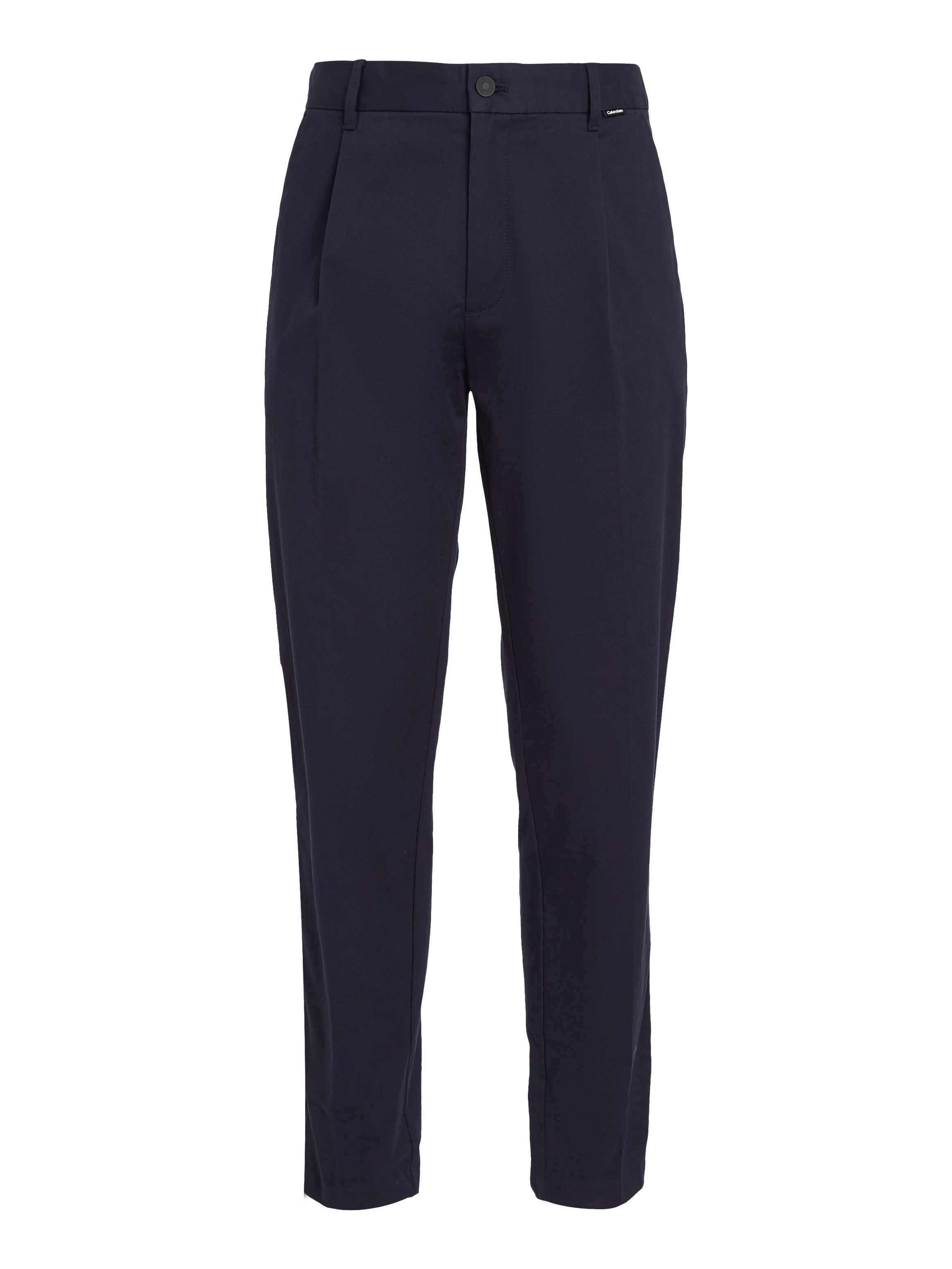 Calvin Klein Pantalon met vouw MODERN TWILL TAPERED PLEAT PANTS