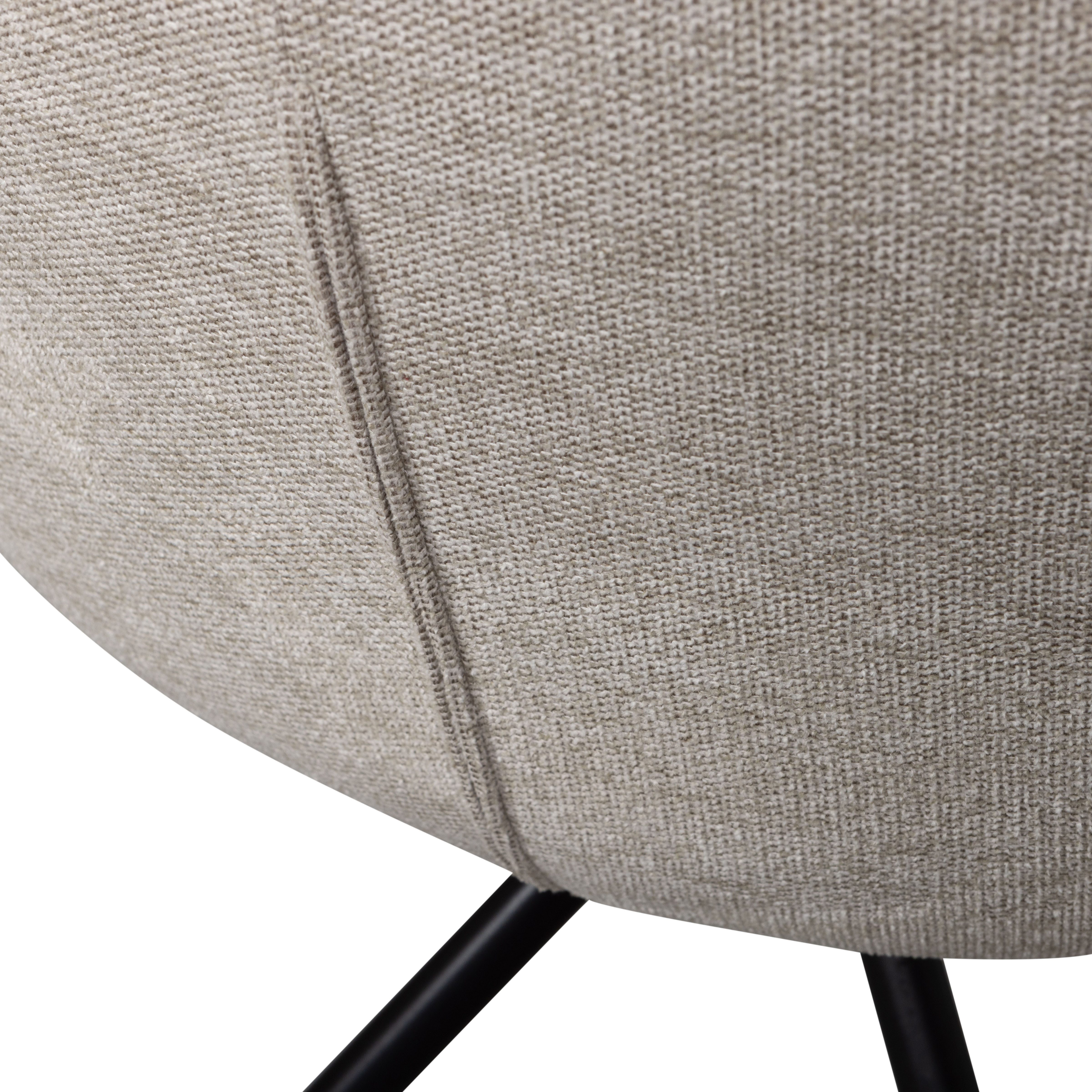 WOOOD Eetkamerstoel Grant Gestoffeerde stoel met draaifunctie, breedte 57 cm (set, 2 stuks)