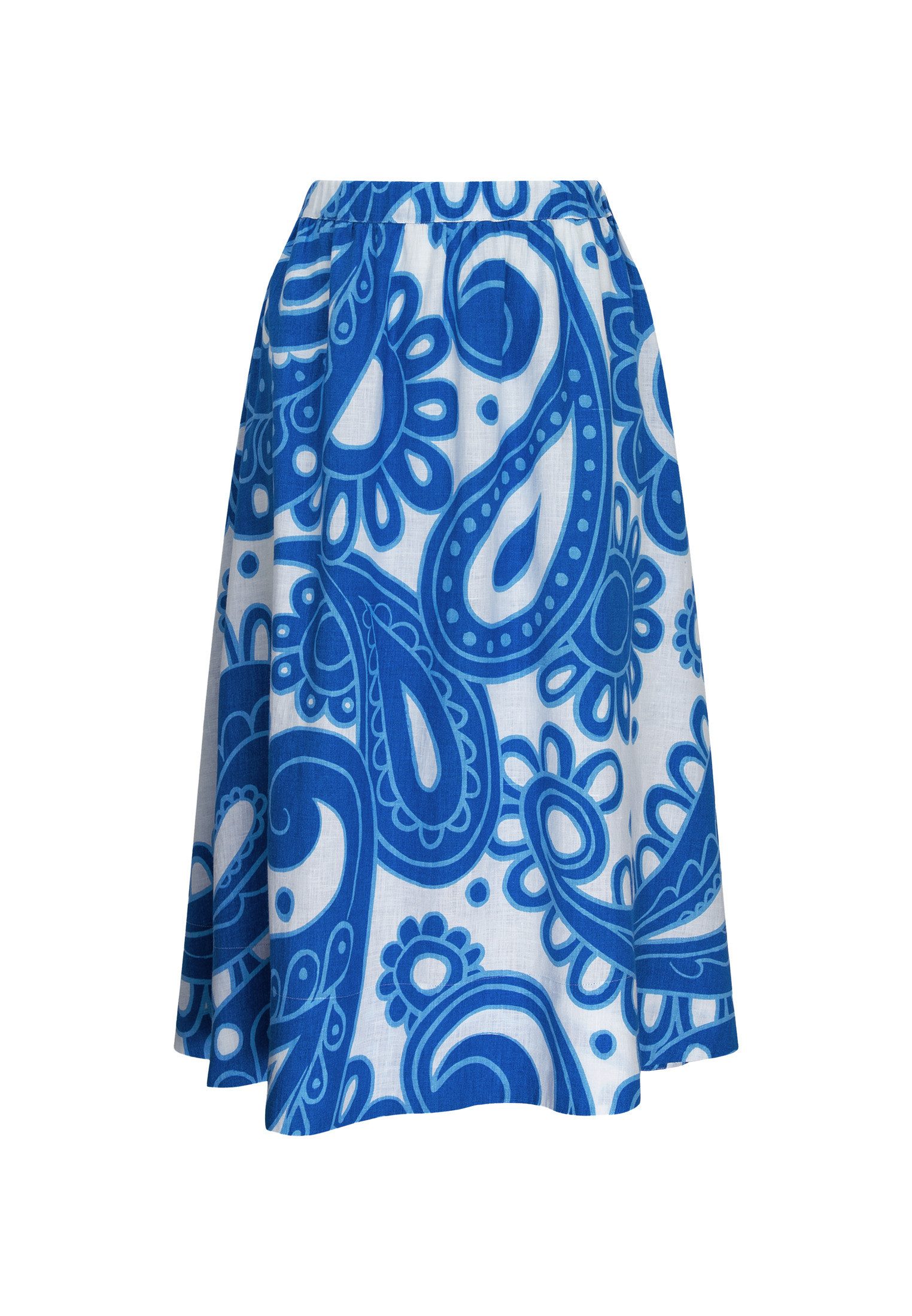 seidensticker Midirok Zwarte roos