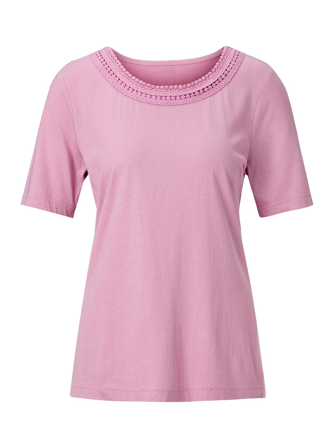 Classic Shirt met ronde hals Shirt (1-delig)