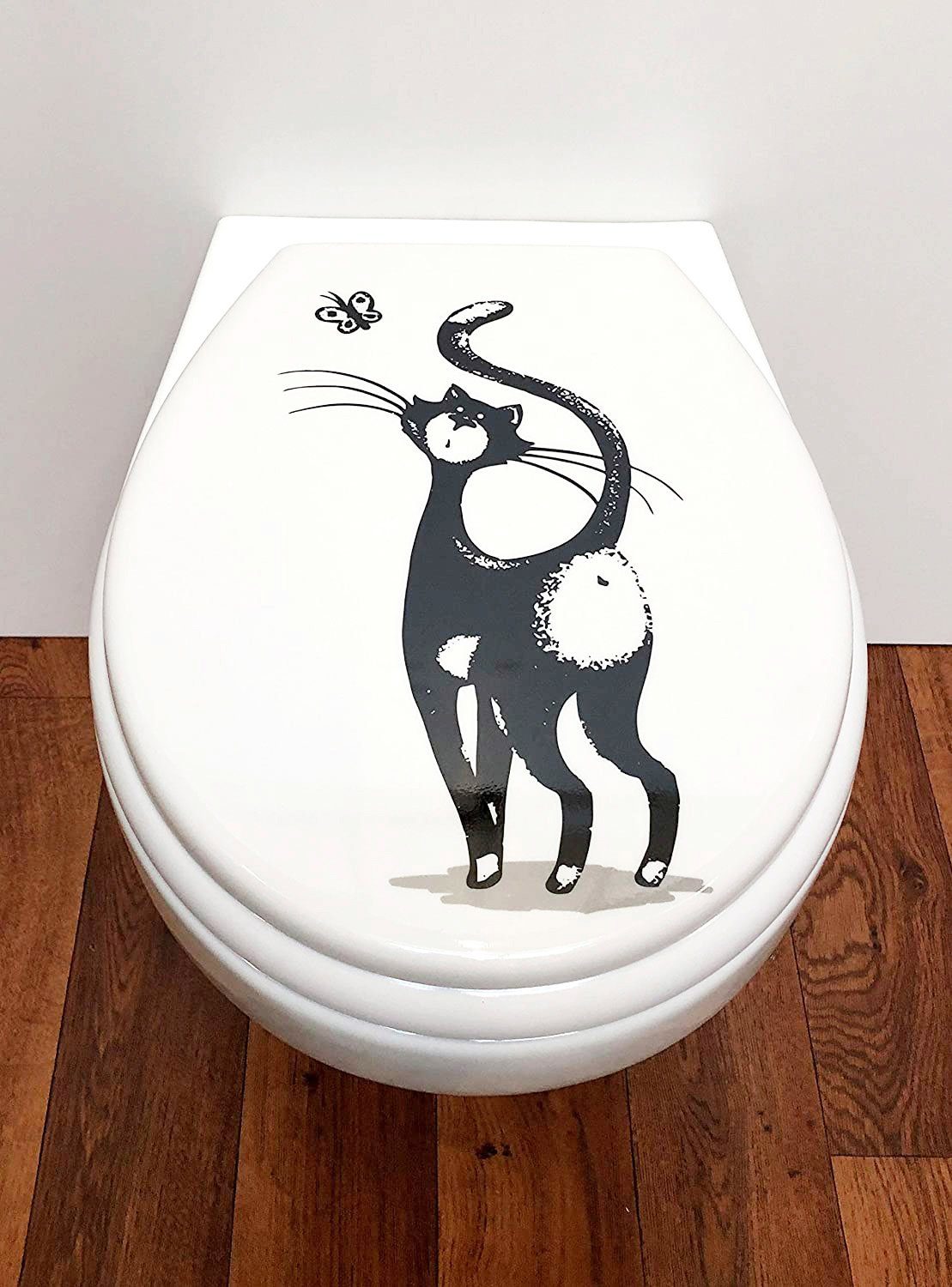 ADOB Toiletzitting Kat Soft-closemechanisme, voor het schoonmaken afneembaar