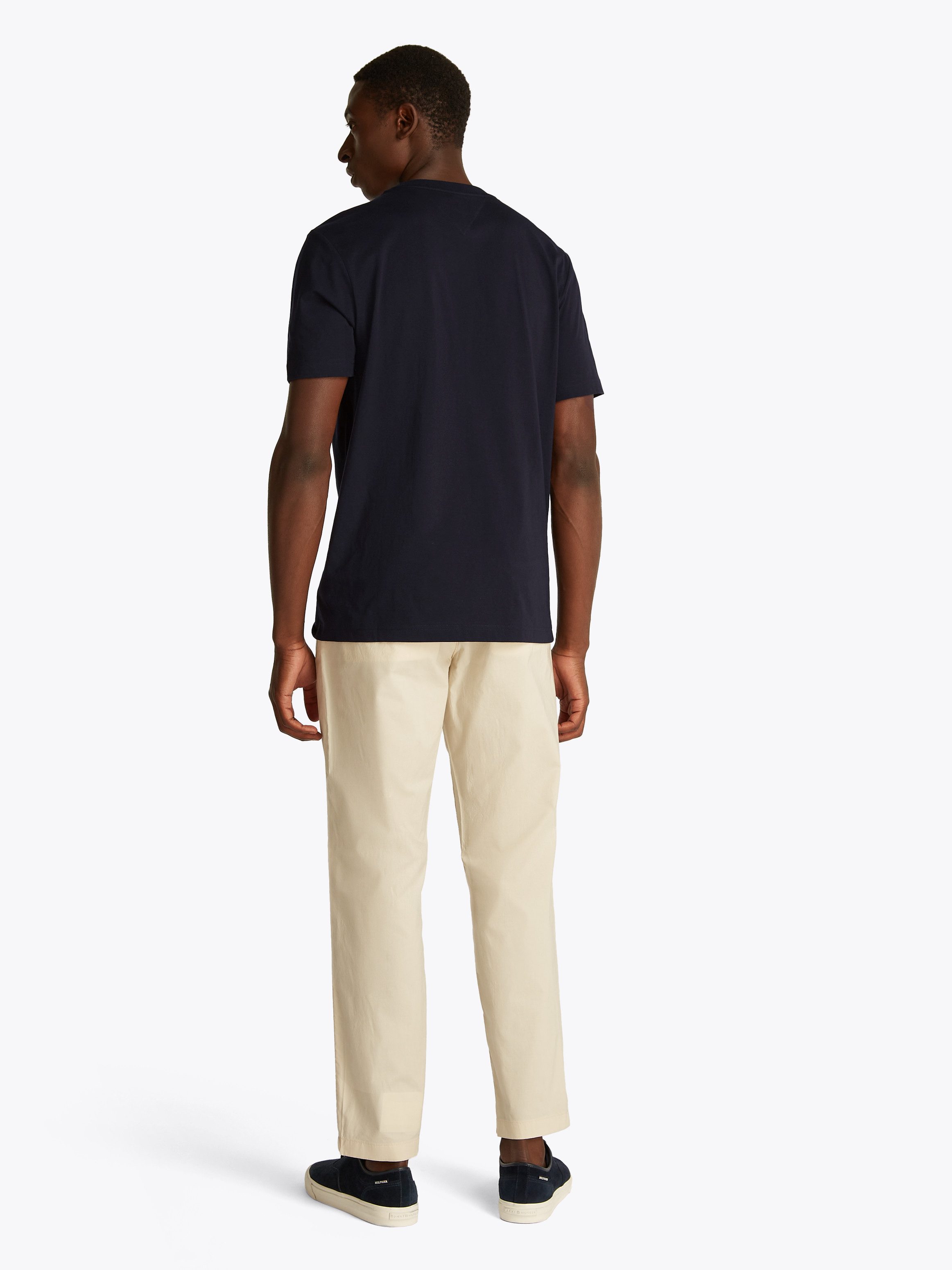 Tommy Hilfiger Shirt met korte mouwen FLAG BOX TEE Met een ronde hals